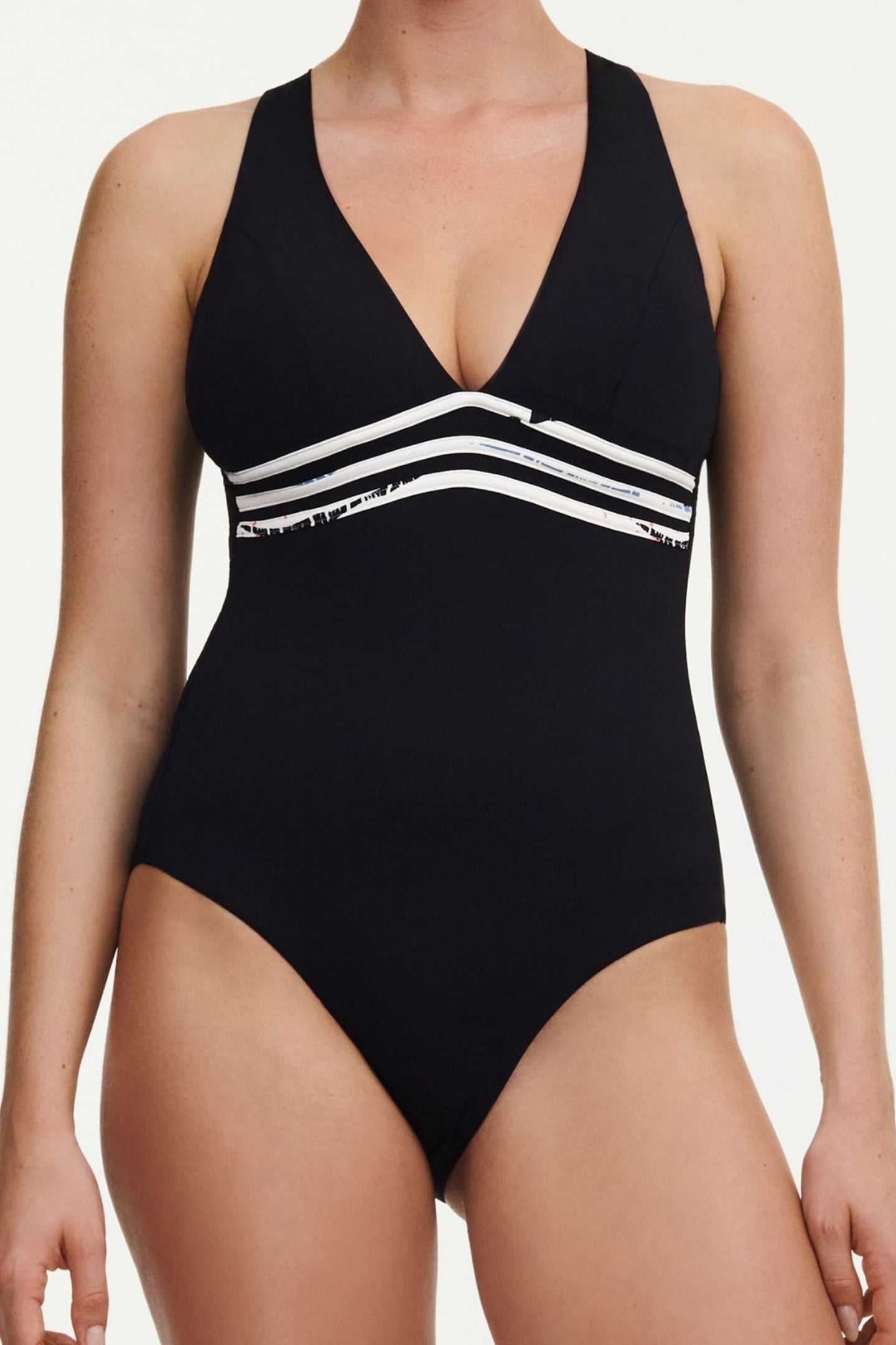 SW 1P WF TSHIRT PLUNGE MODERN ART 1