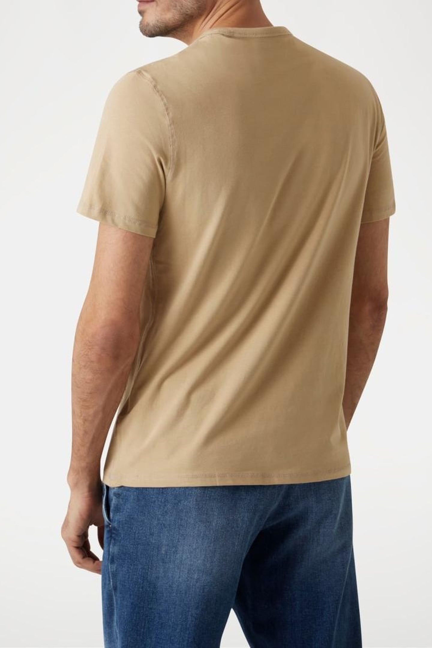 GUESS ECO SS CN GUESS TRIANGLE TRAVERTINE SAND 3