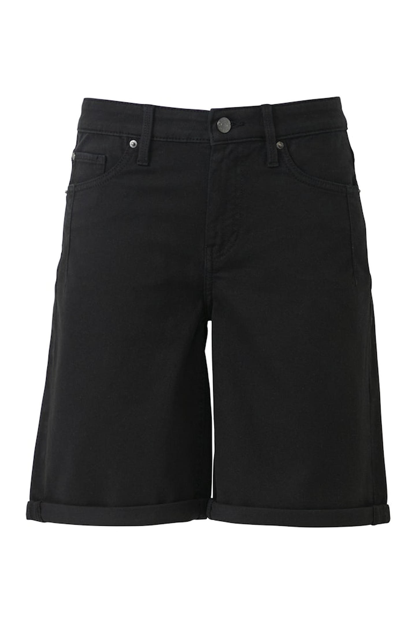 JEANS SHORTS BLACK DENIM 7