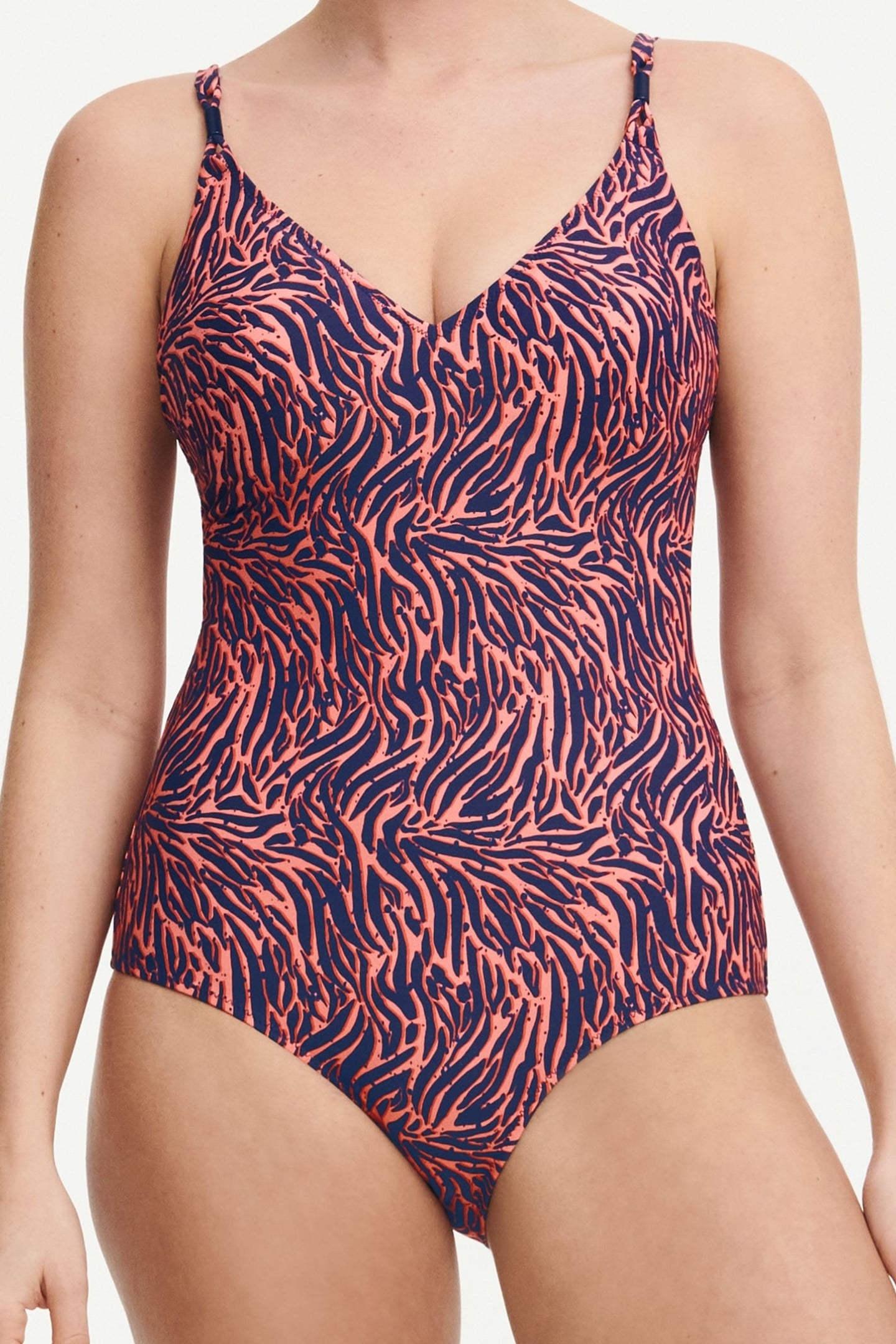 SW 1P WF TSHIRT PLUNGE ZEBRA 1