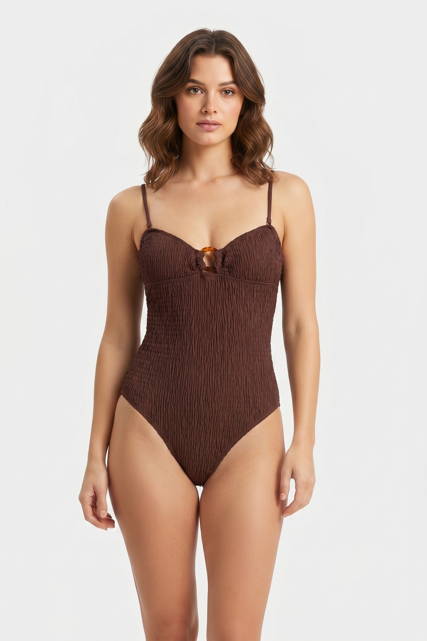 LOREEN SWIMSUIT BROWN 1