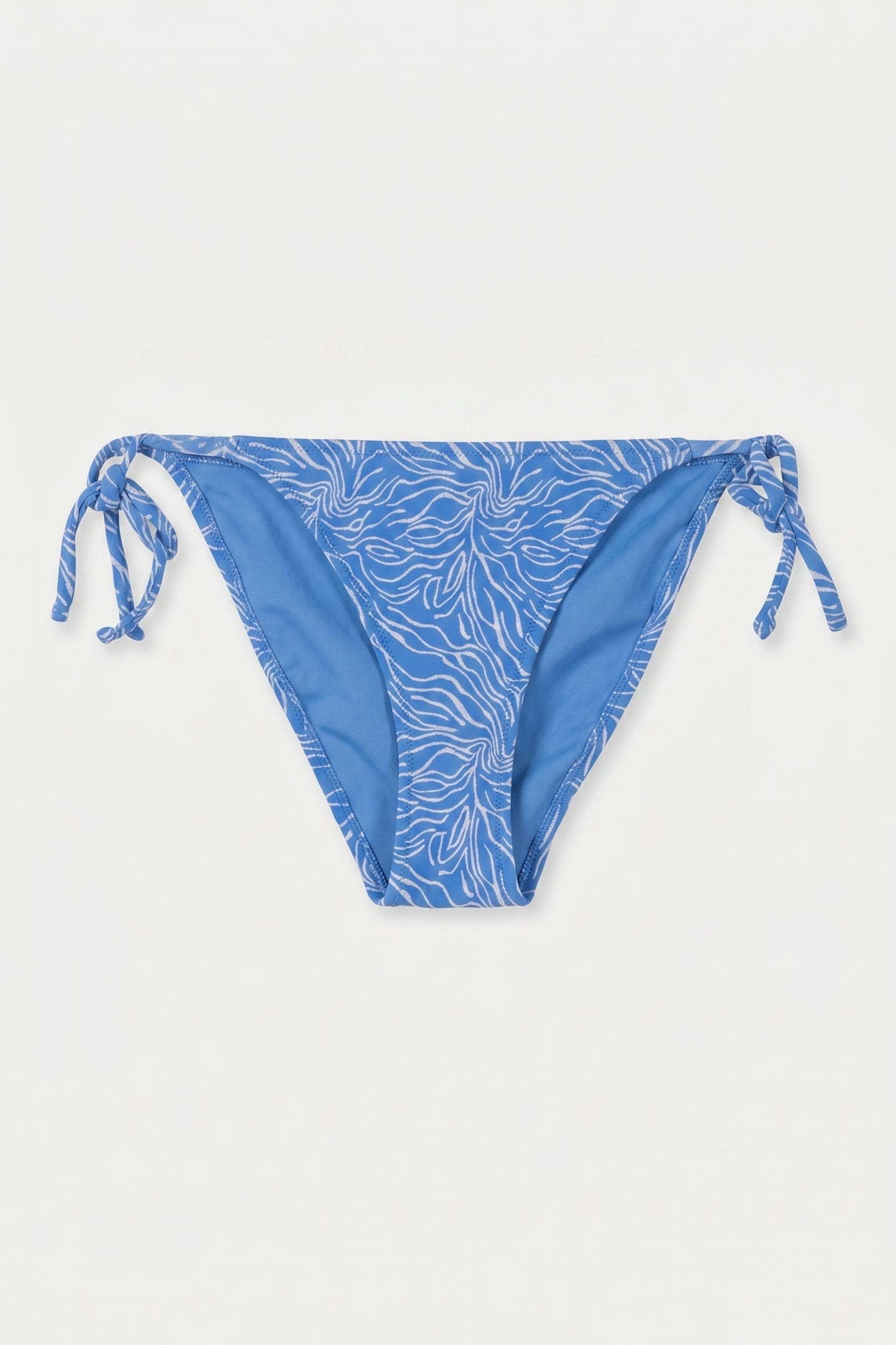 STRAP BIKINI BOTTOM WATERLILY STRUCTURE BLUE WATERLILY STRUC 2
