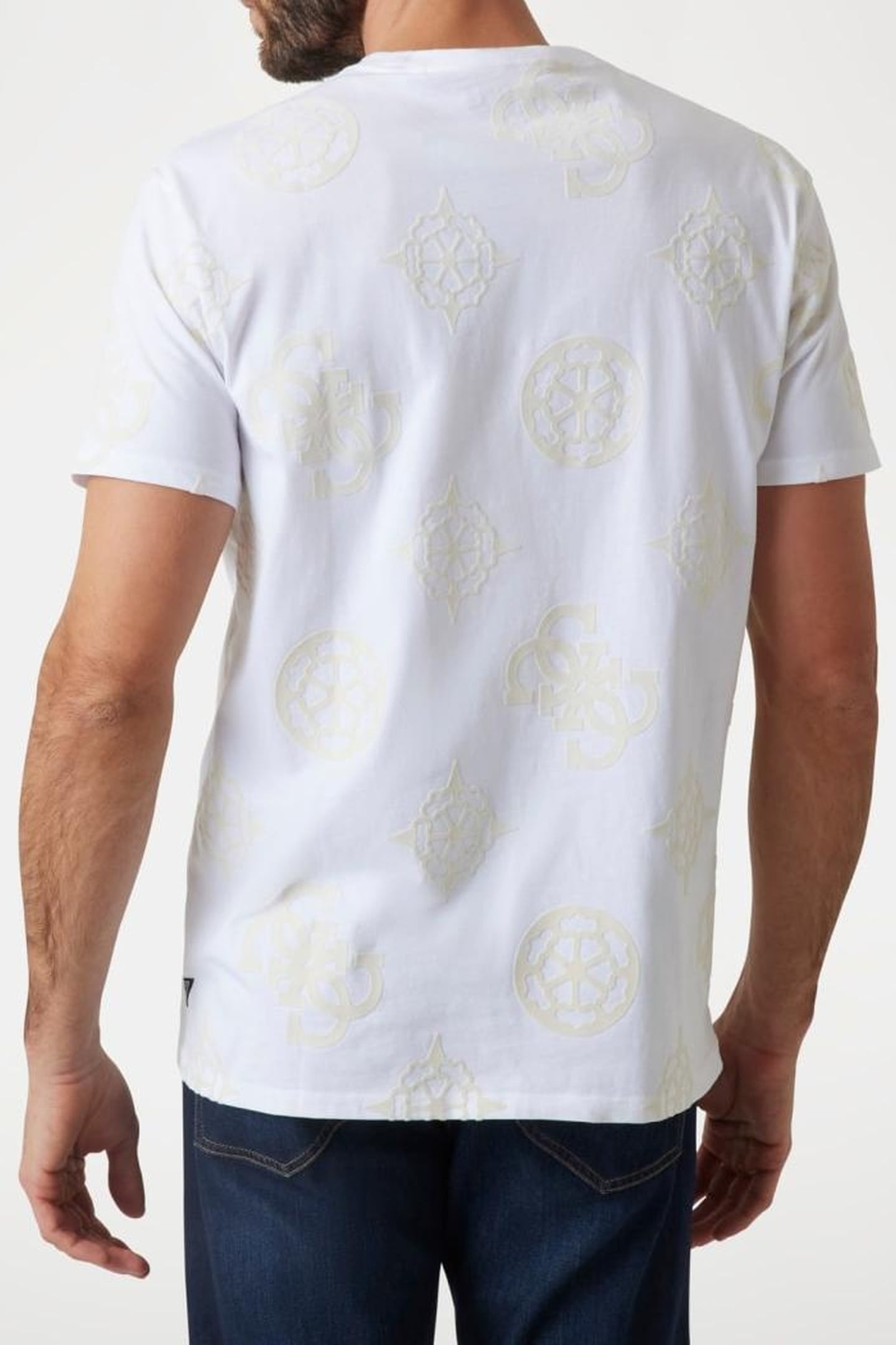 GUESS ECO SS BSC GUESS PEONY P PURE WHITE 4