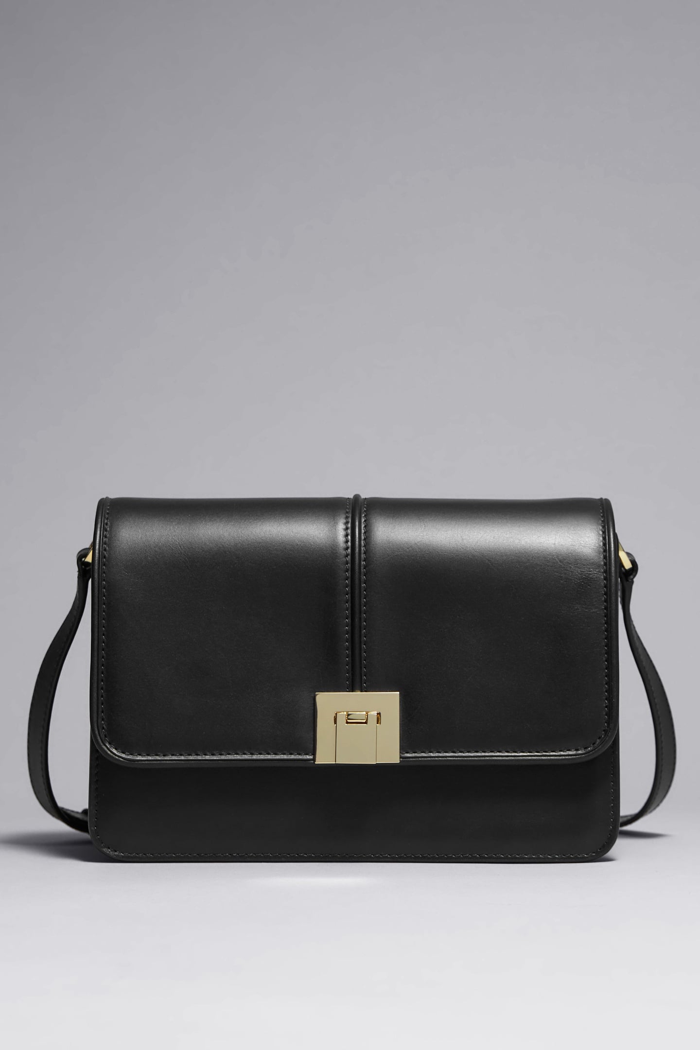 ANDIE FLAT CROSSBODY BLACK 1
