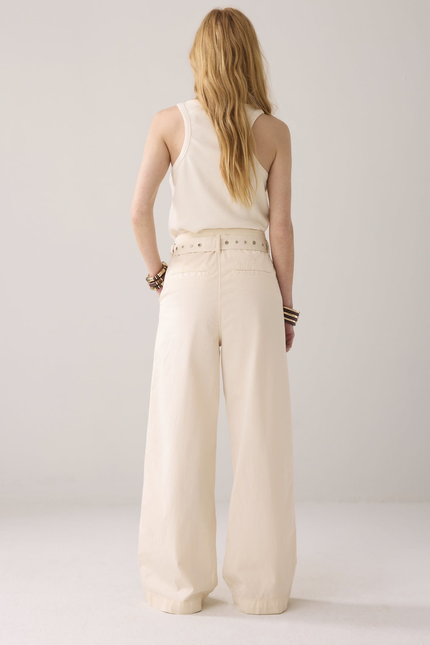 PALAZZO TECHNICAL STRETCH TWILL IVORY 2