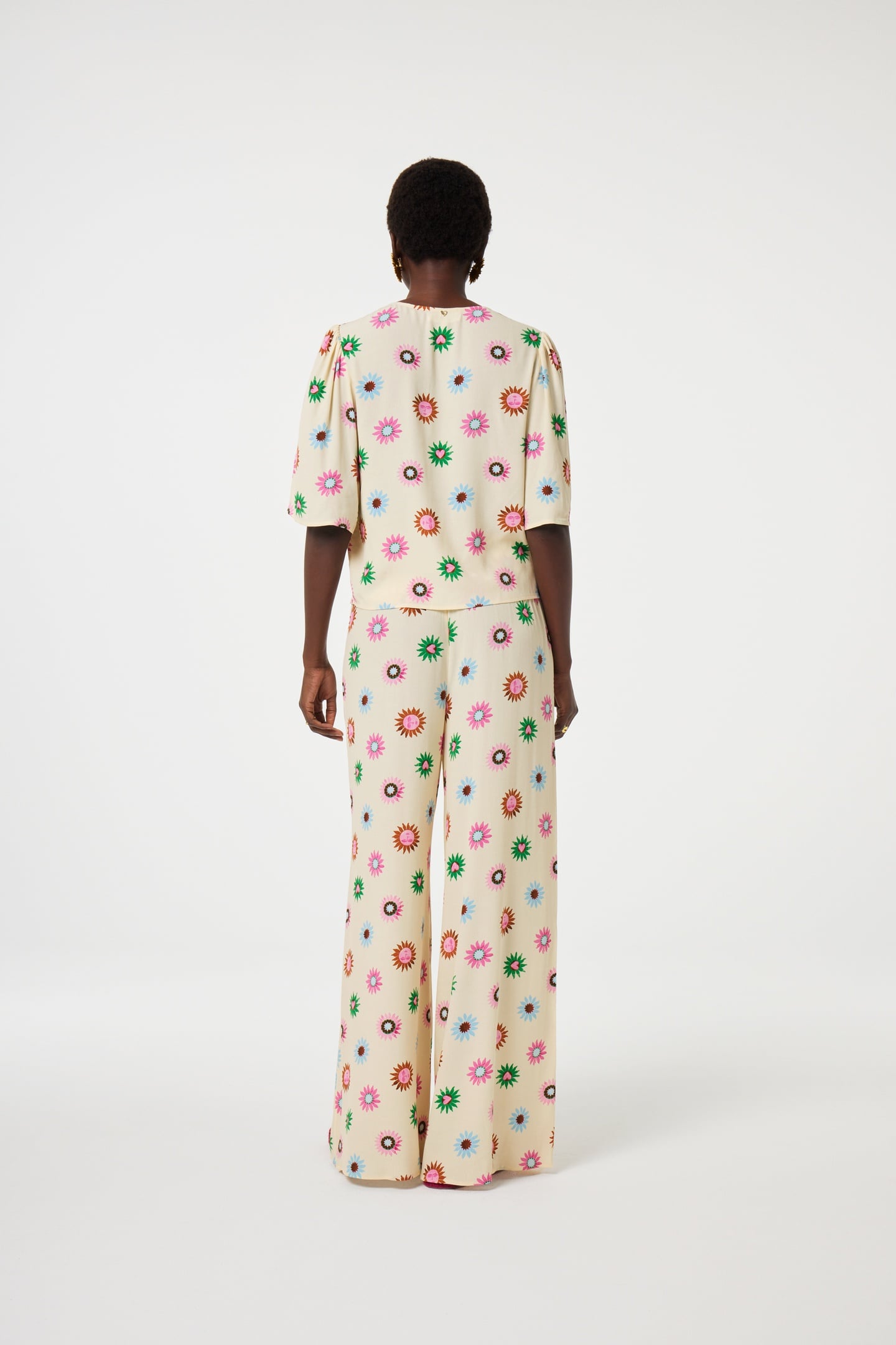 STARLET BLOUSE WARM WHITE/PINK DREA 3