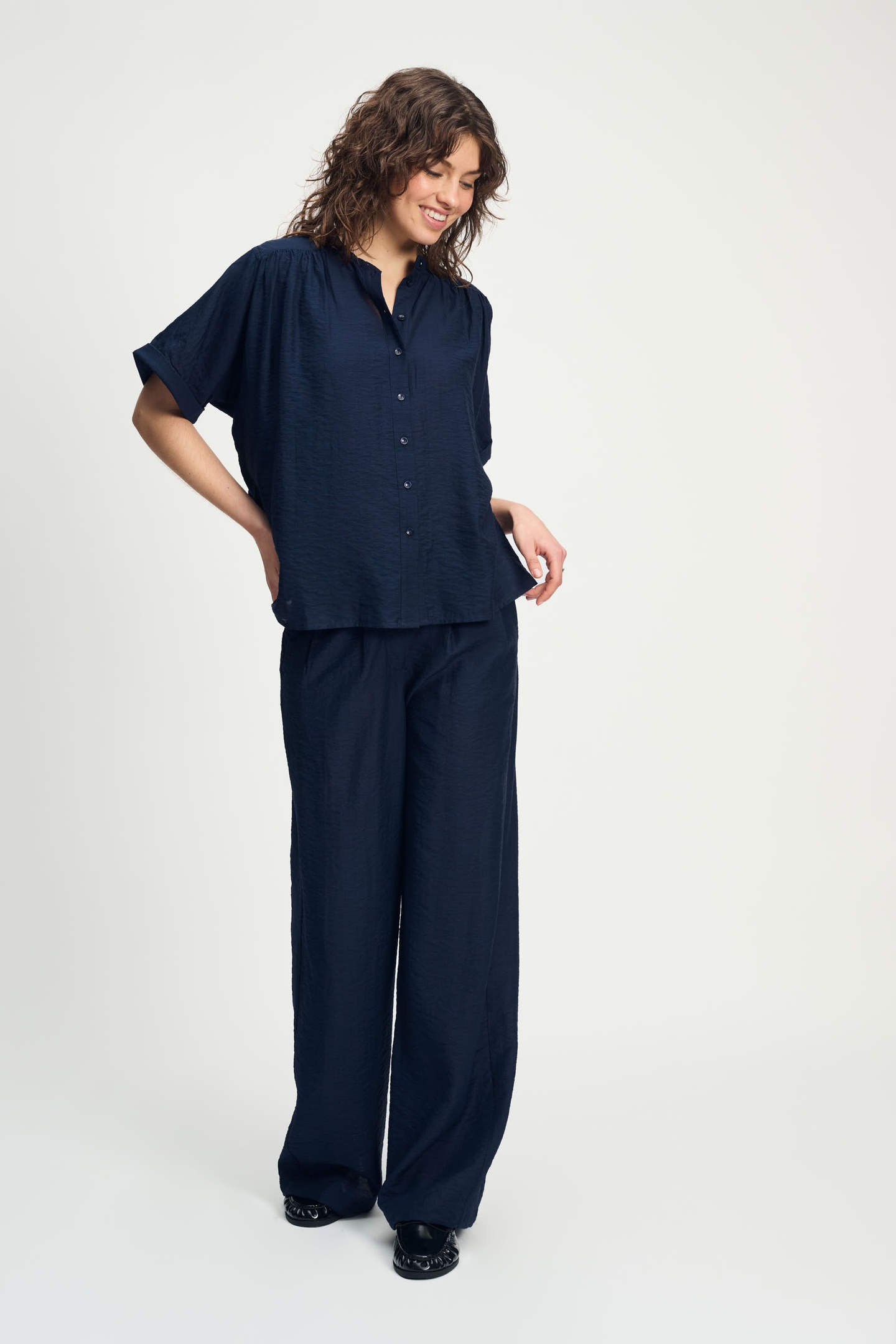 BLOUSE - DEEP DARK BLUE 2