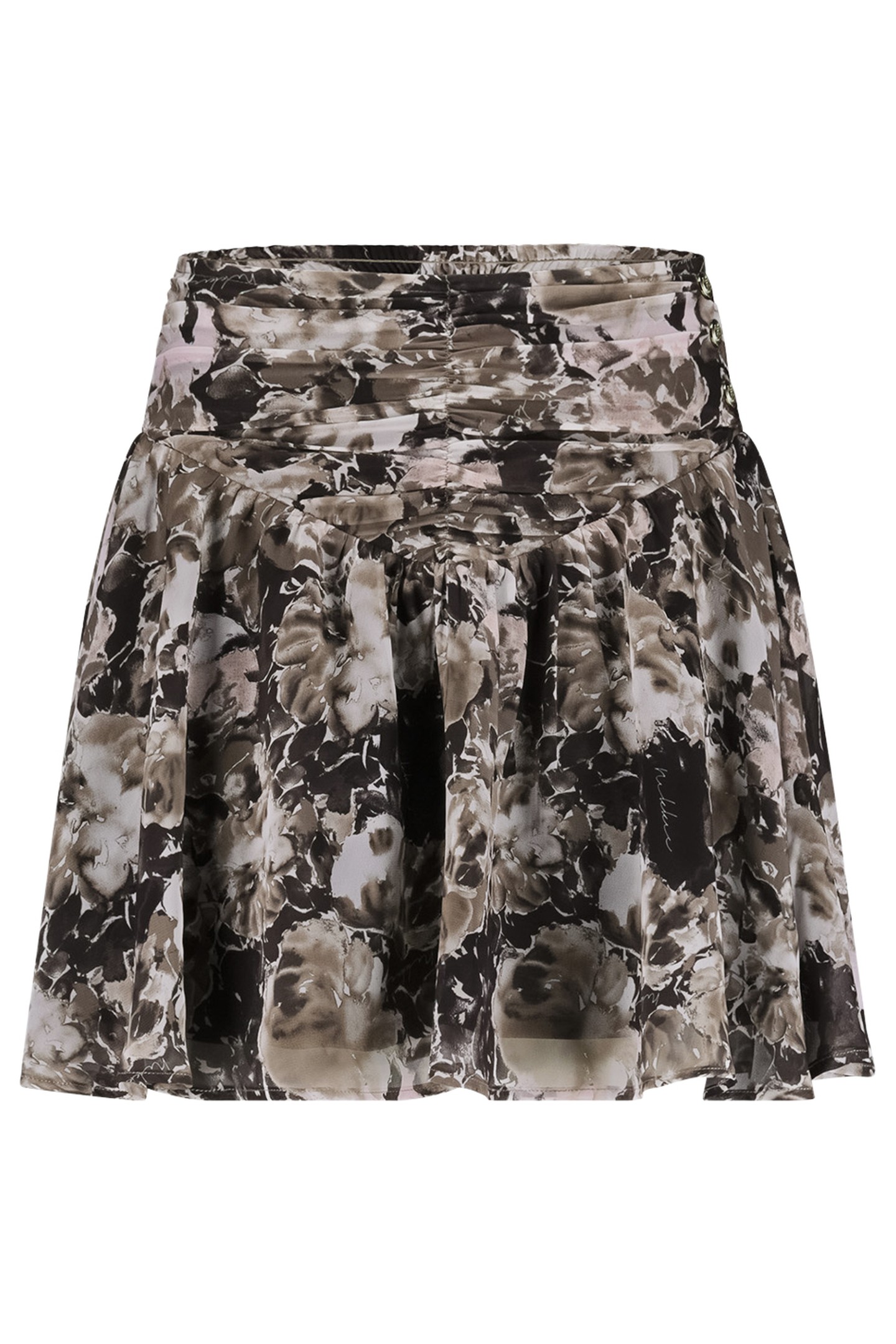 ESSEA PRINT SKIRT WALNUT 1