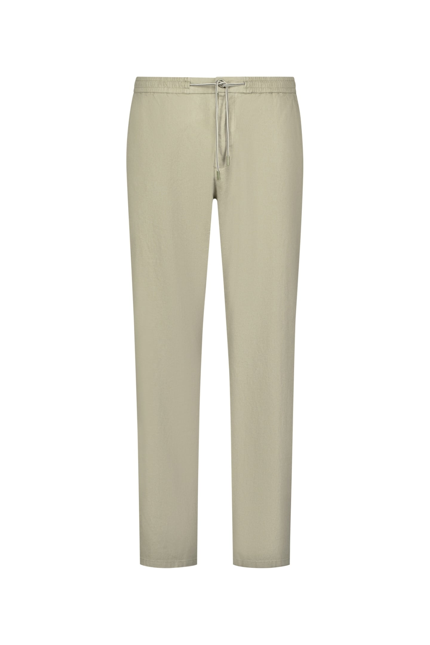 BEACH PANT WITH LINEN GARMENT DYED TAUPE 1