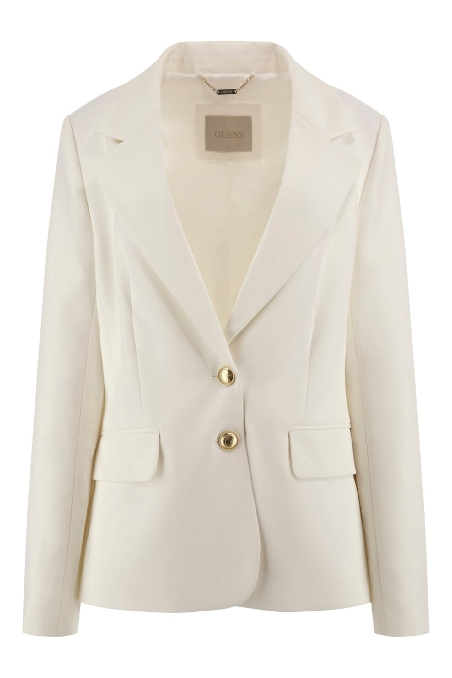 GUESS ECO ANDREE SINGLE BREAST LUMINOUS WHITE 1