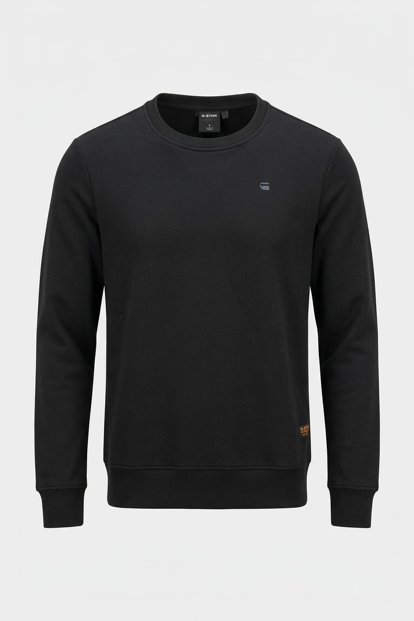 CREW SLIM SWEAT L\S DK BLACK 3