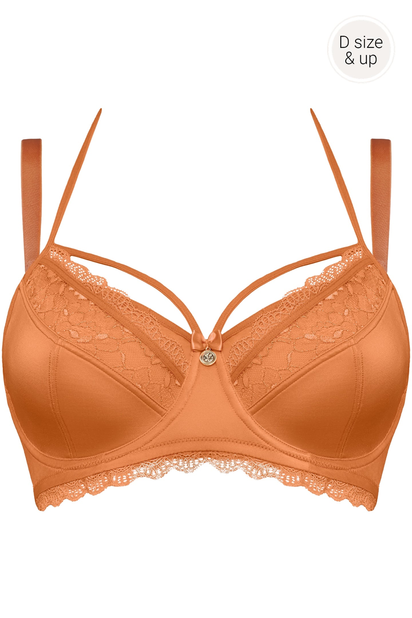 CARITA BRABALCONYWIRED UNPADDED ORANGE 3