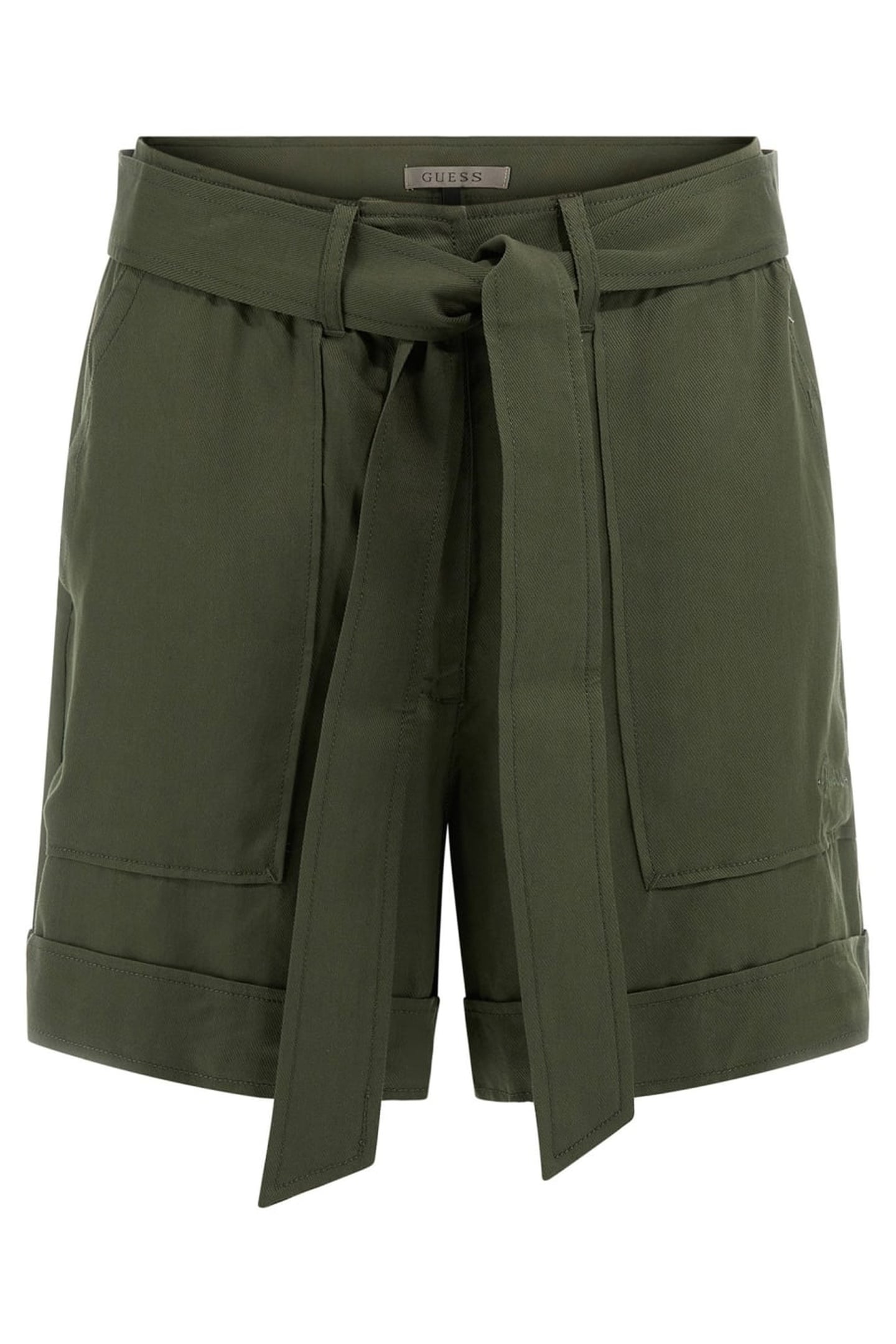 GUESS ECO NEW NINA BELTED SHOR GREEN PLANT 1