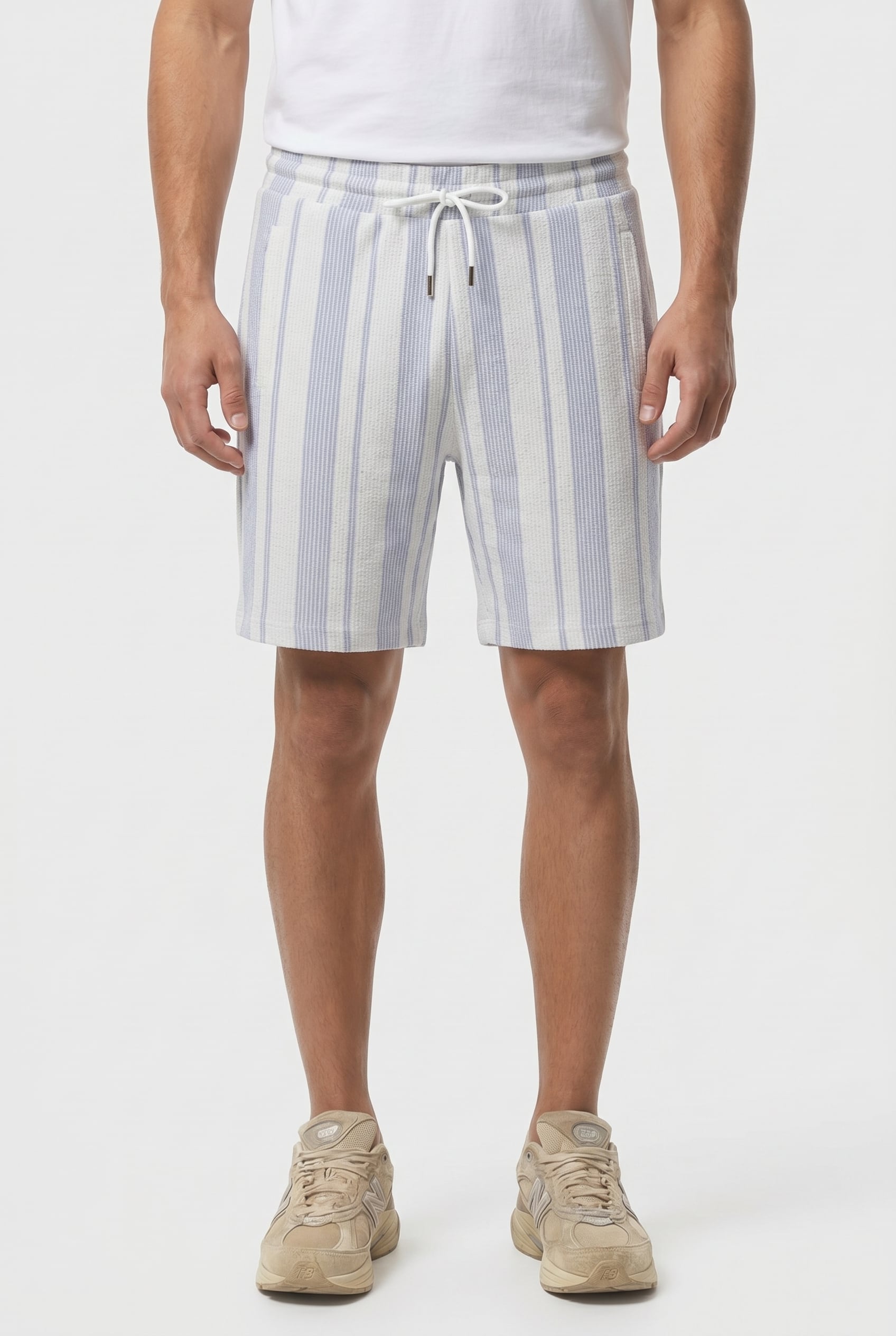 CO-ORD SHORT BLUE/WHITE 1