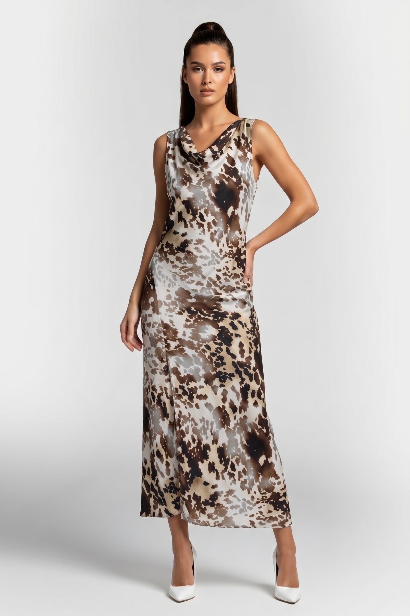 DALLAS DRESS BROWN 1