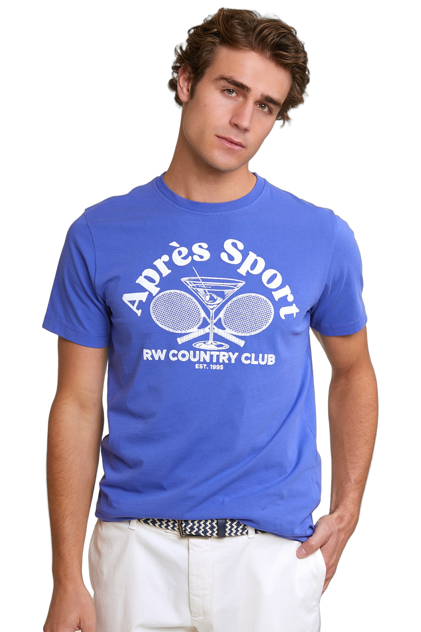 NORMAL FIT BASIC T-SHIRT SHORT SLEEVES REEF BLUE 1