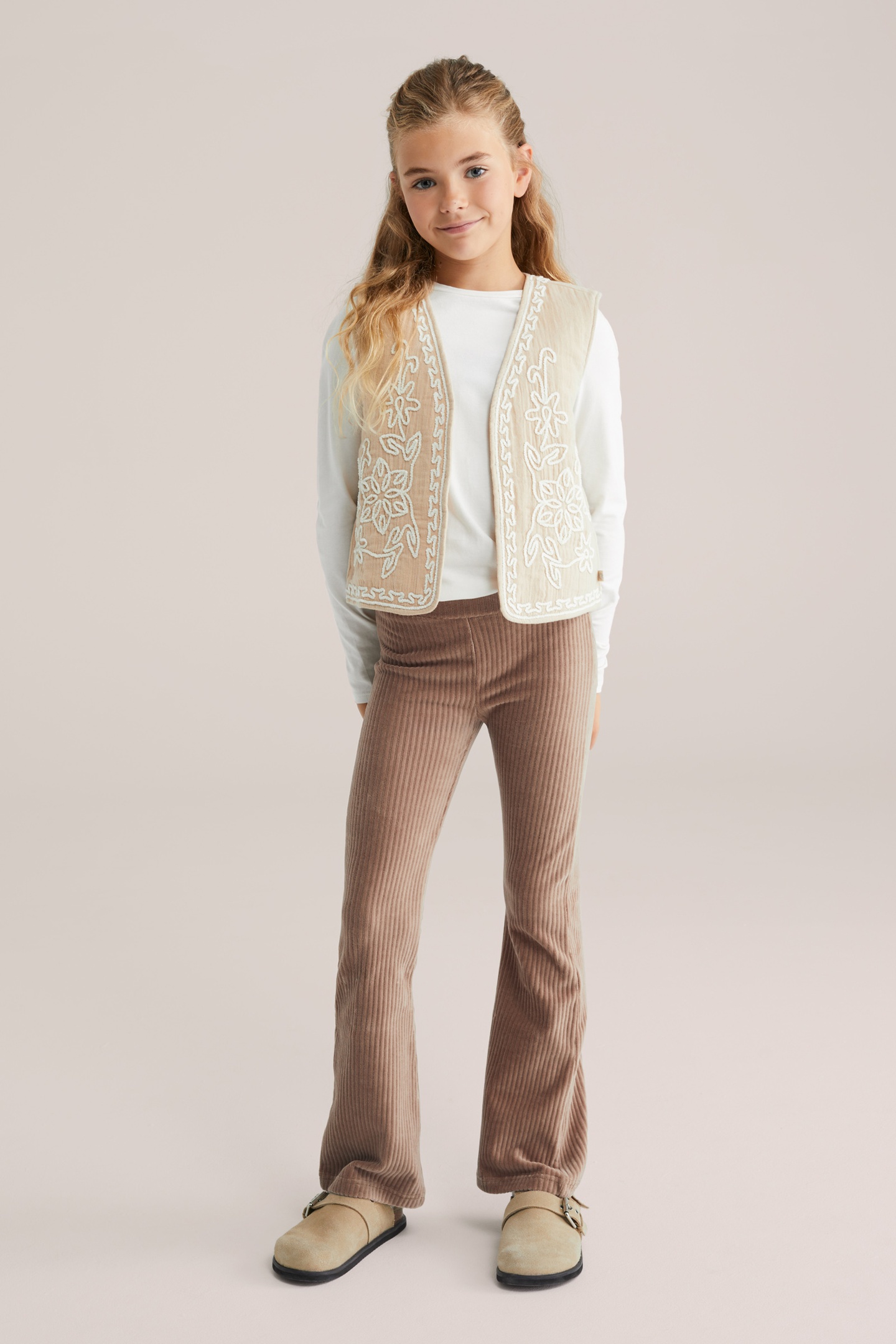 WE Fashion Gilet Beige Taglia: 158/164 | Giacche Outlet | kids | Marrone