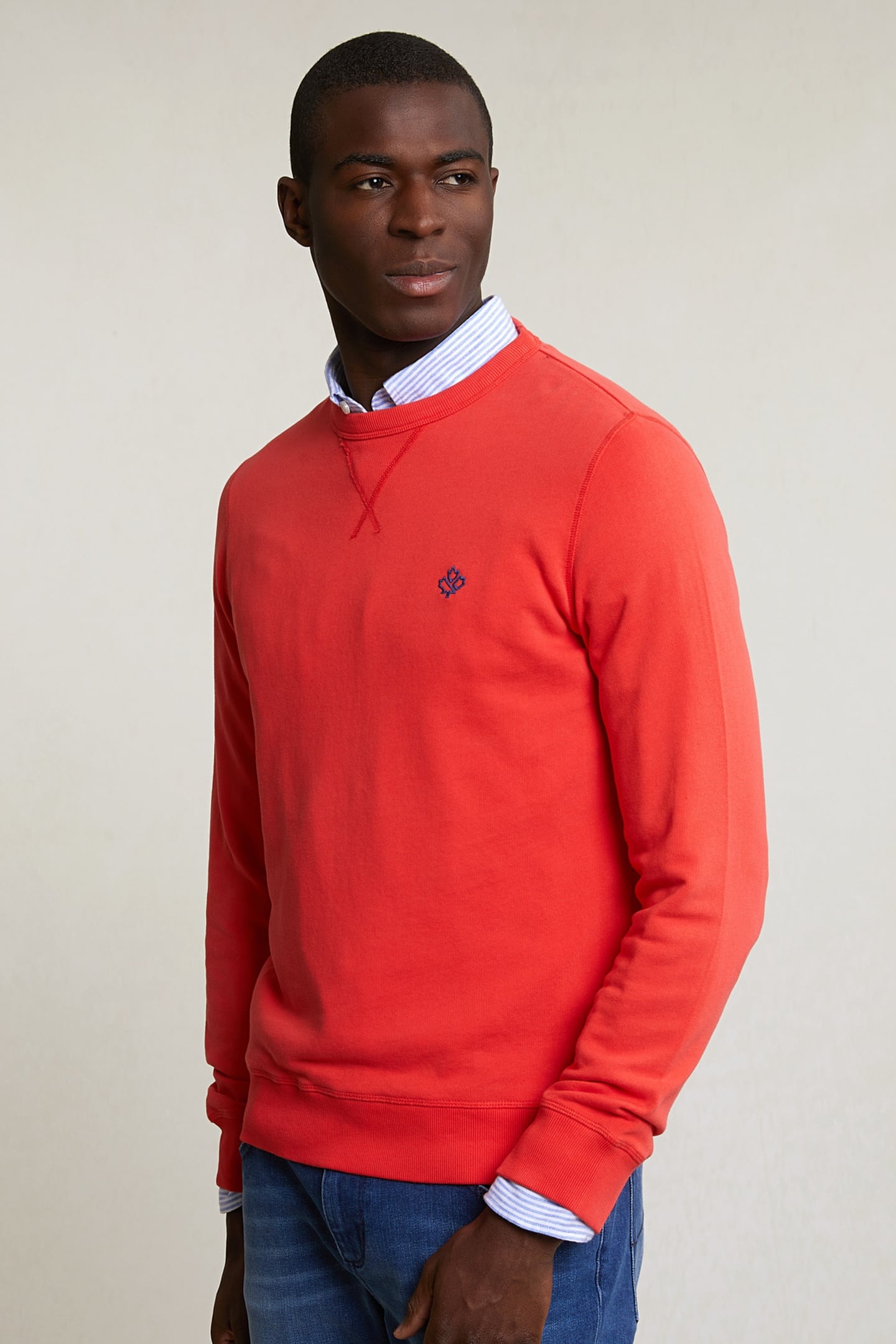 FCY CREW-NK SWT RED 1
