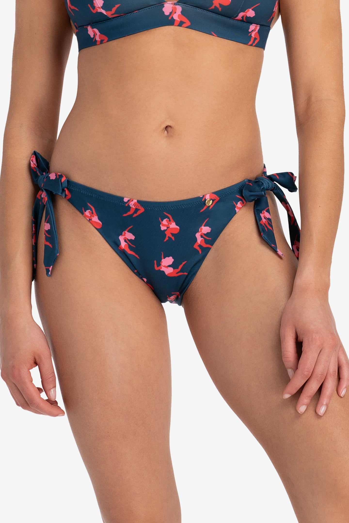 A-DAM Bikini Bottom Flora Blue7 Maat: M | Bikini's Outlet | Dames | Roze