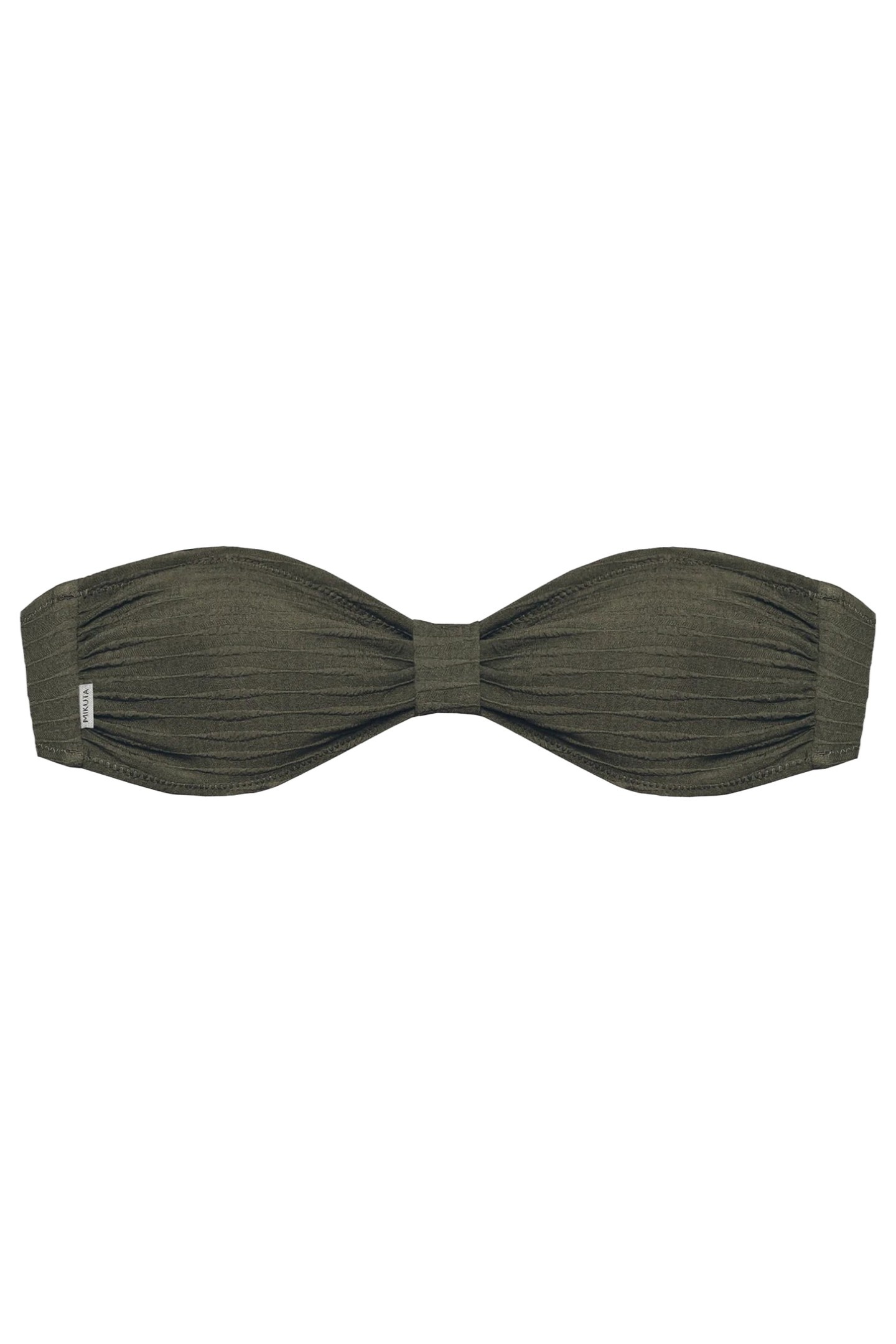 Mikuta The Green Bandeau Bikini Top Green Maat: XS | Bikini's Outlet | Dames | Groen