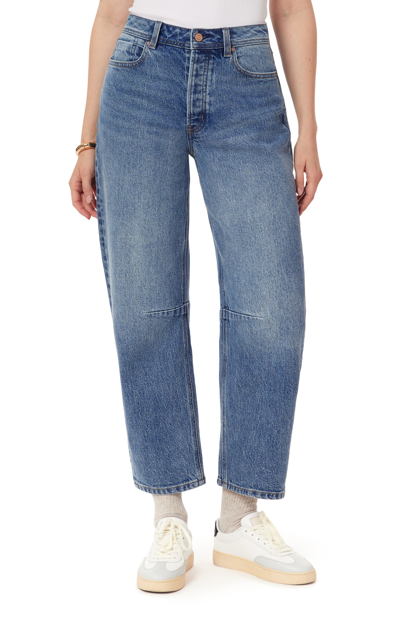 Scotch & Soda The Current High Rise Barrel Clinton Hill Maat: W30 | Broeken Outlet | Dames | Blauw