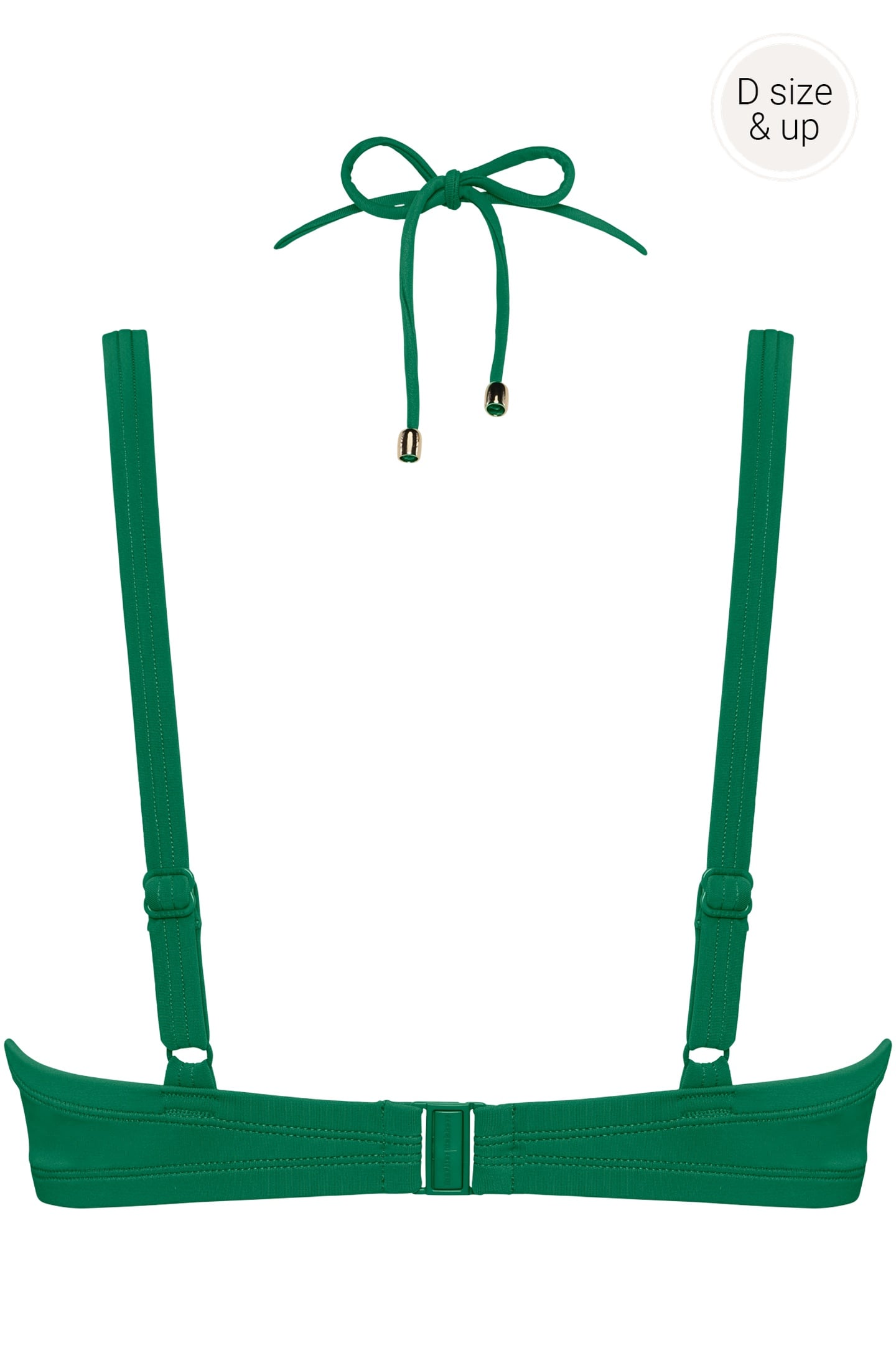 JET SET BIKINI TOPPLUNGE BALCONYWIRED PADDED GREEN 3