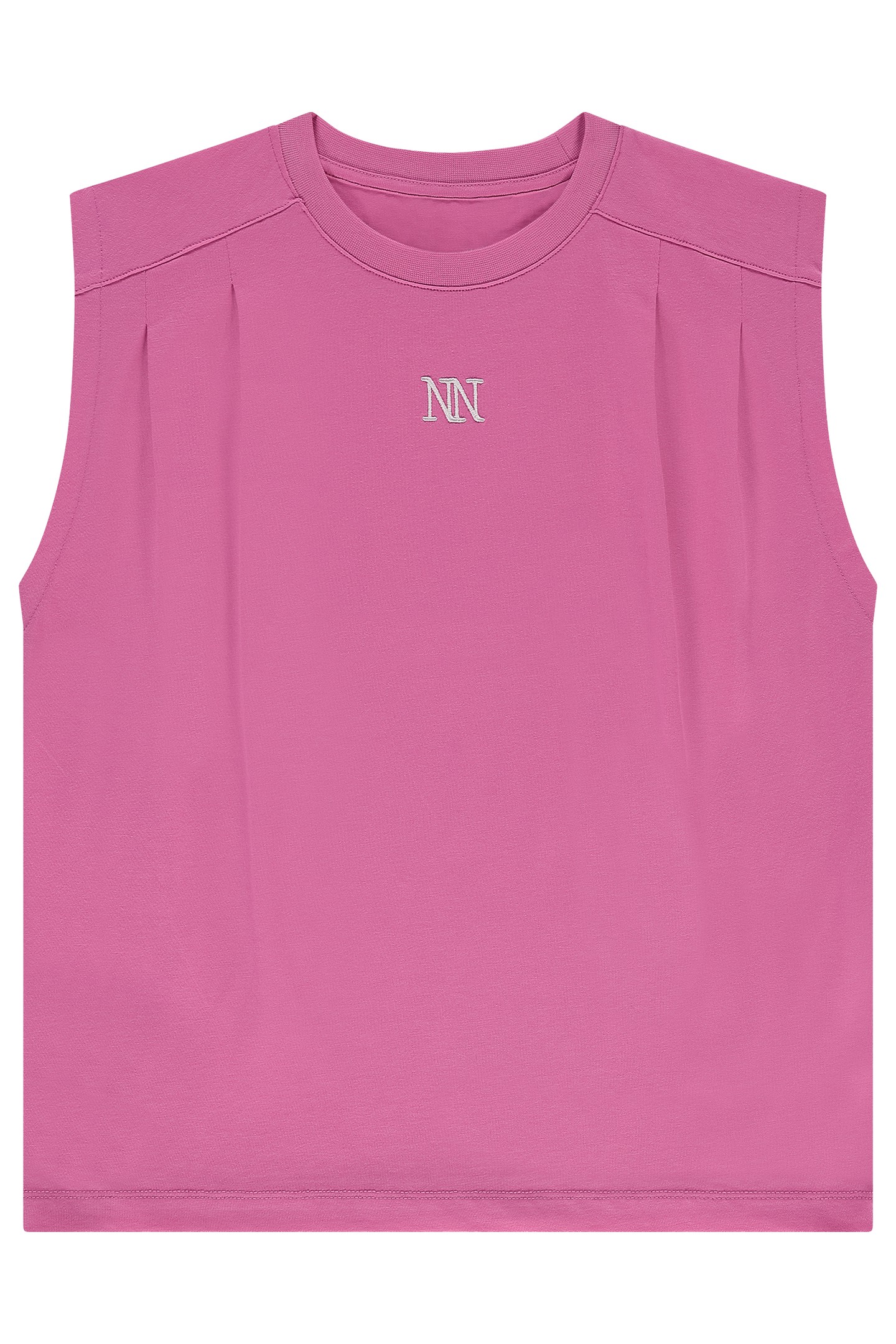 PLEAT T-SHIRT SUPER PINK 1