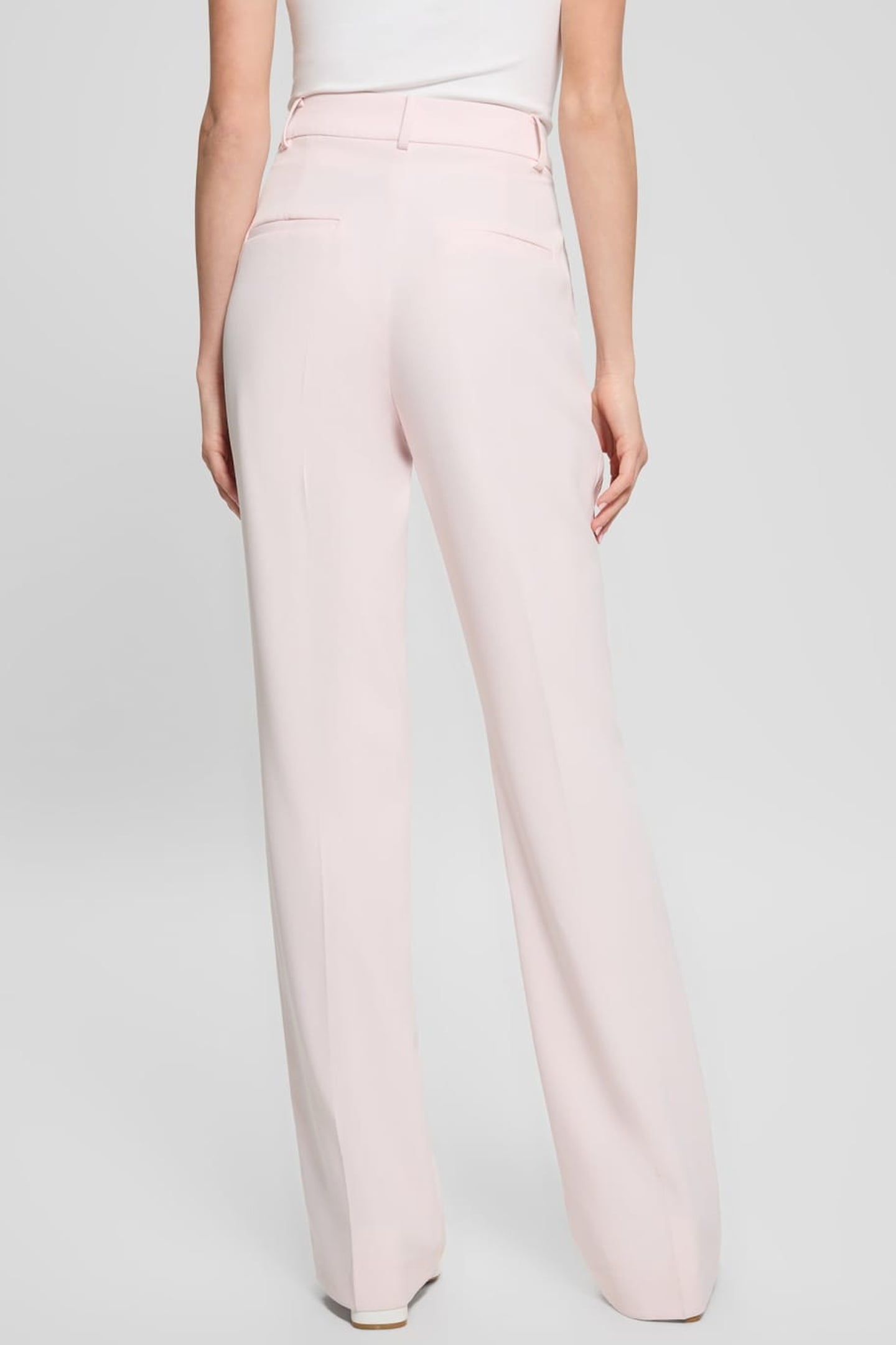 GUESS ECO NEW CARLA CREPE PANT LOW KEY PINK 1
