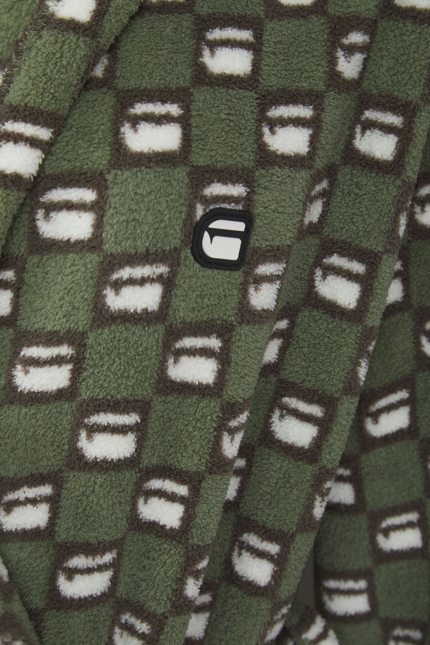 XENIA BATHROBE OIL GREEN MULTI 3