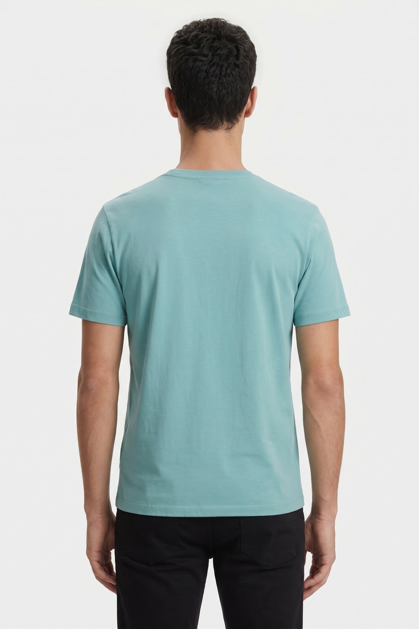 CREW NECK JERSEY AQUA 2