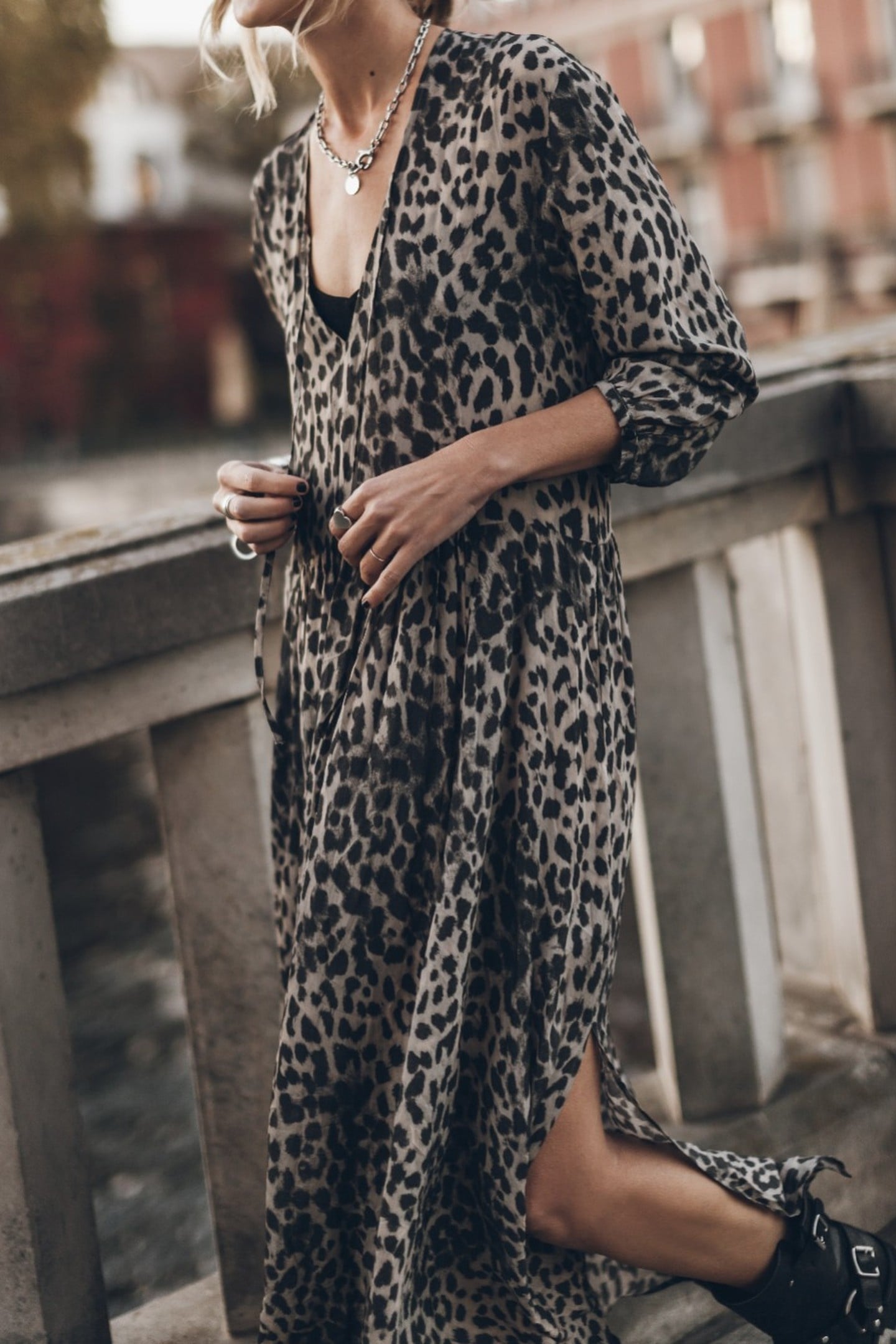 THE LEO MAXI DRESS BLACK 2