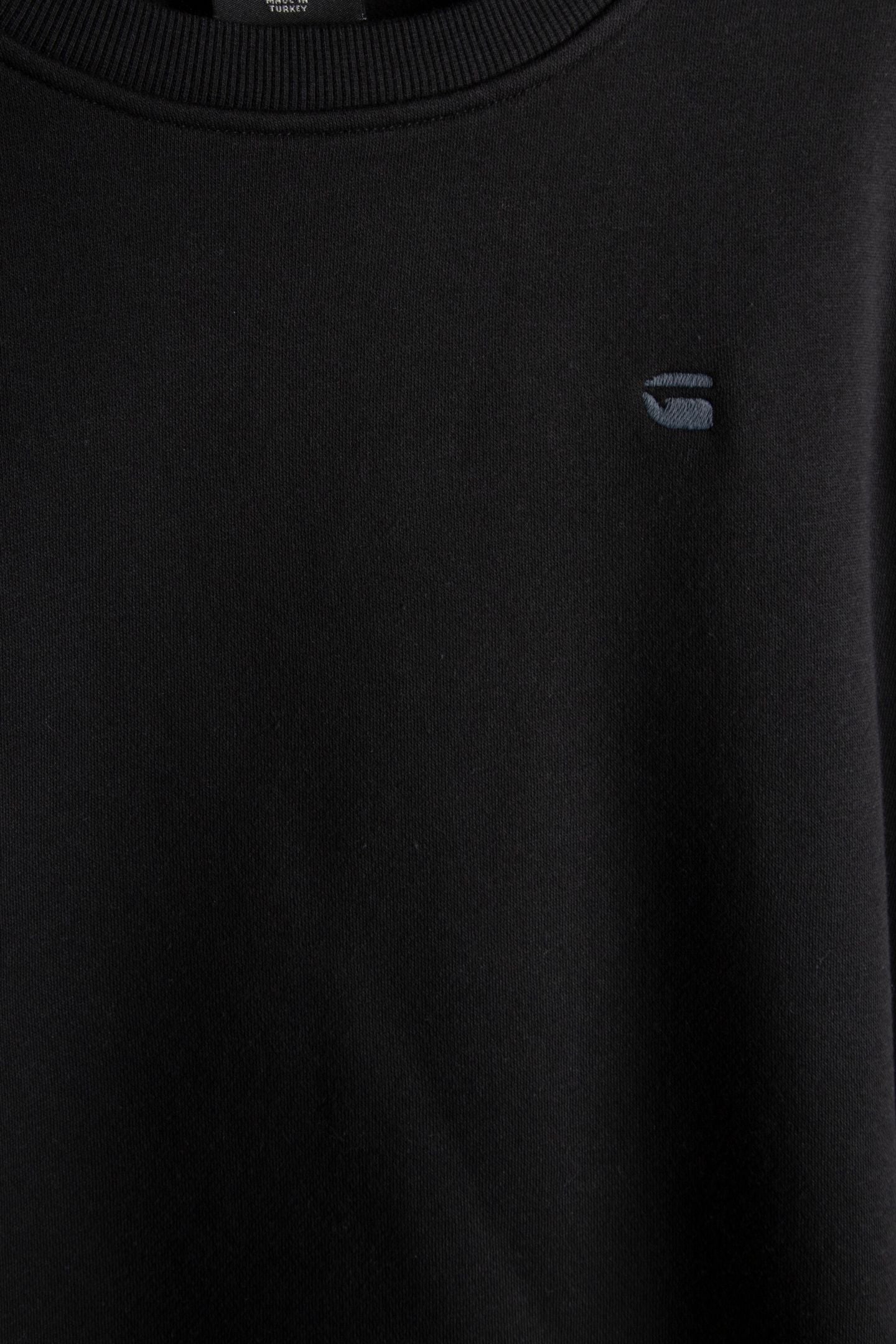 CREW SLIM SWEAT L\S DK BLACK 4