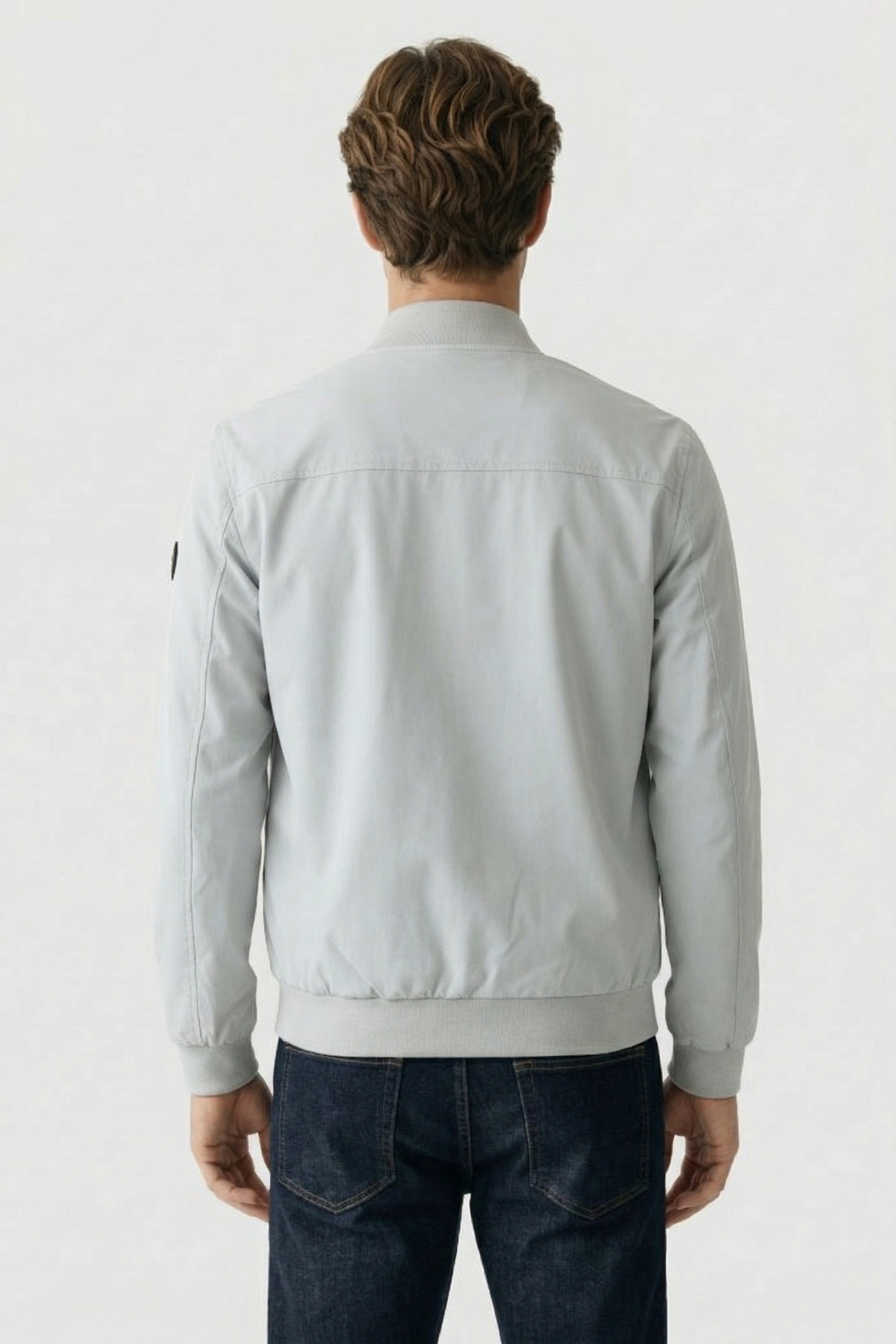 JACKET SHORT FIT BOMBER CLEAN SOFT DUSTY GREEN 2