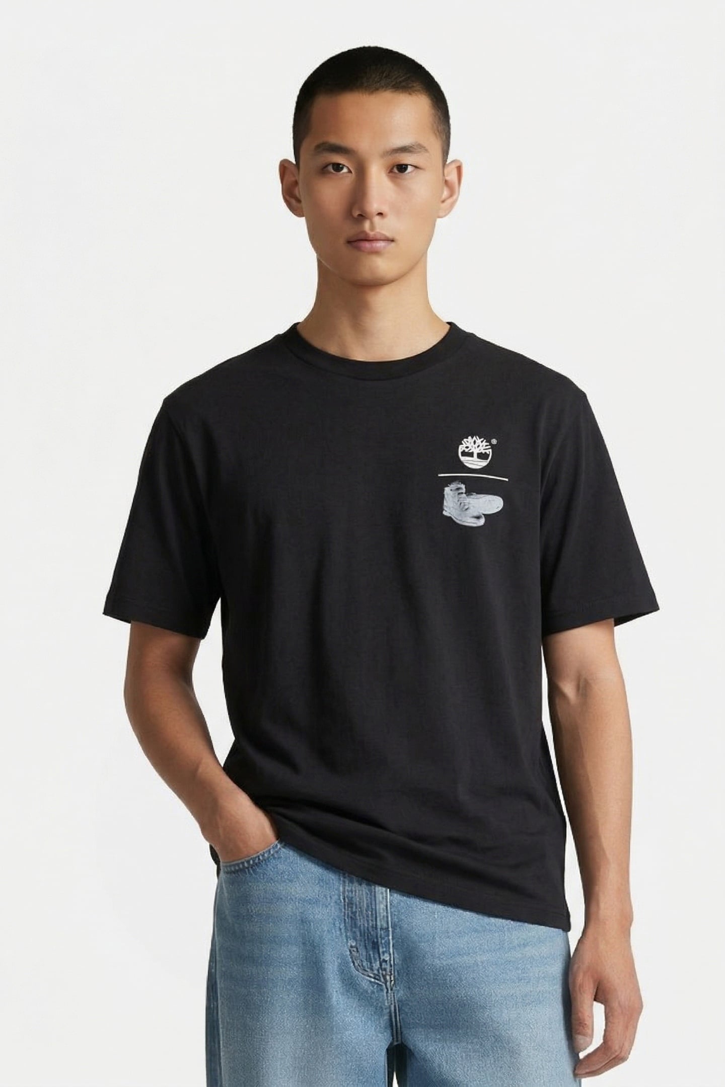 TAKE A HIKE BACK GRAPHIC SS TEE BLACK 1