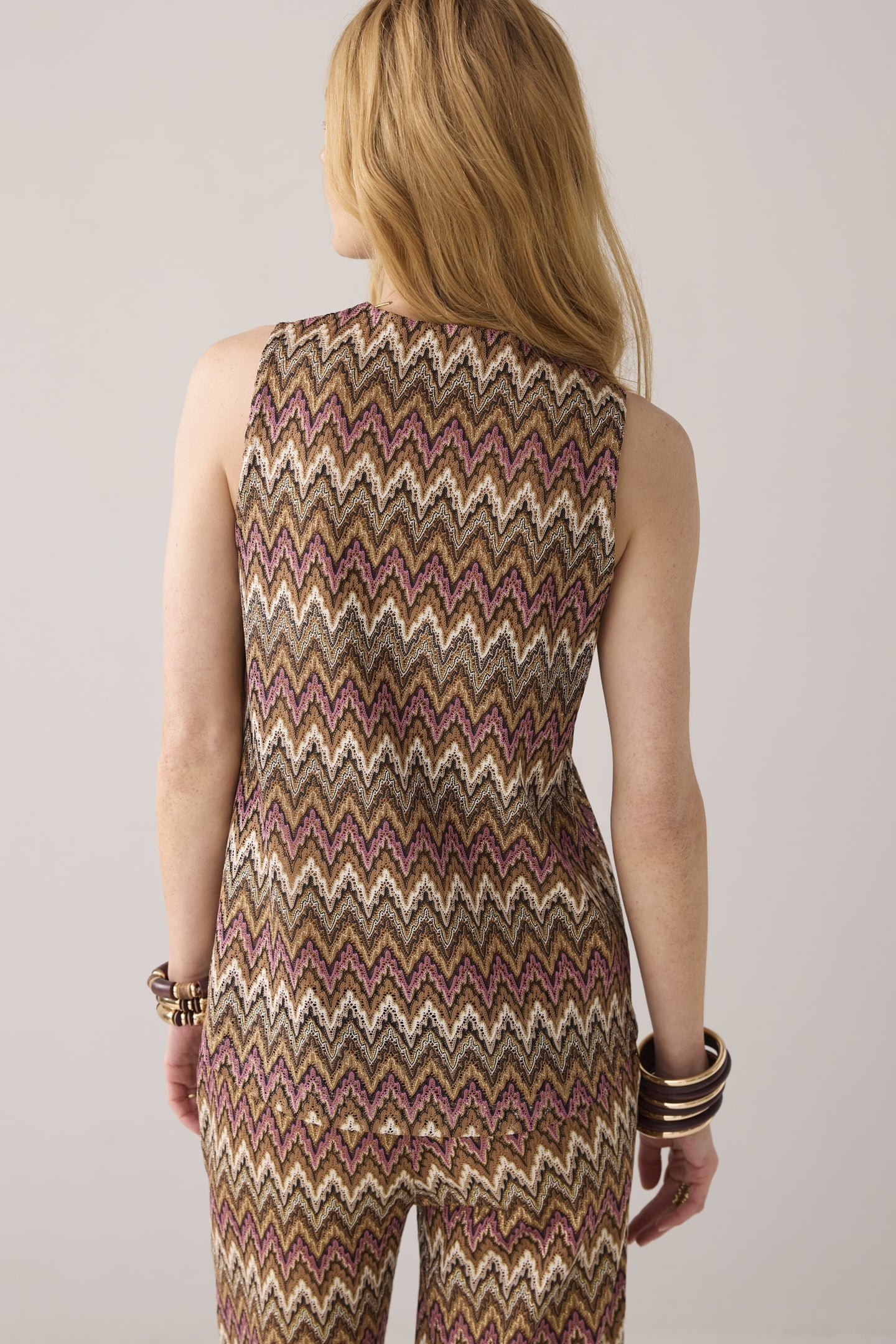SLEEVELESS ZIG ZAG TOP MULTICOLOUR 3