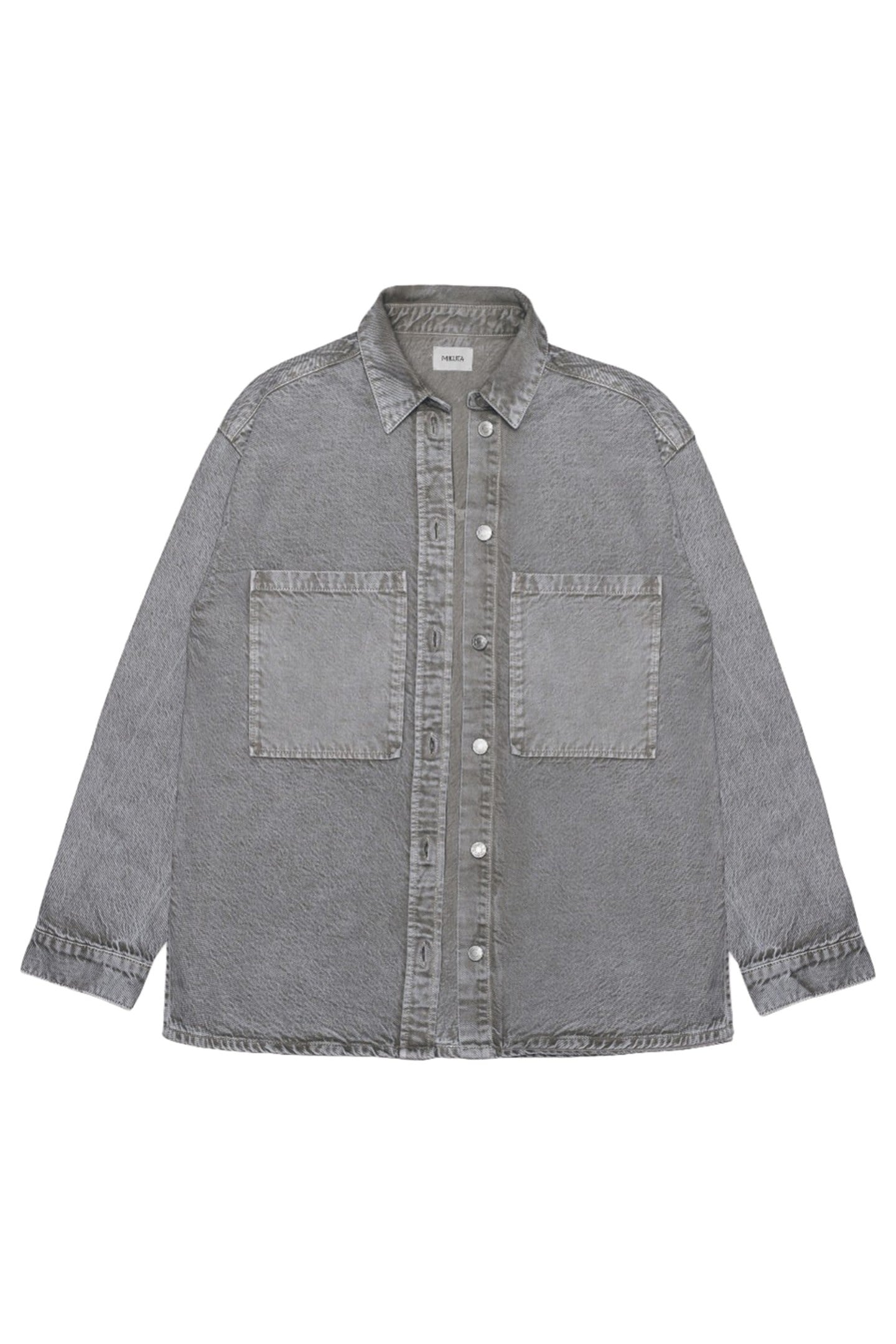THE KHAKI FADED DENIM OVERSHIRT KHAKI 3