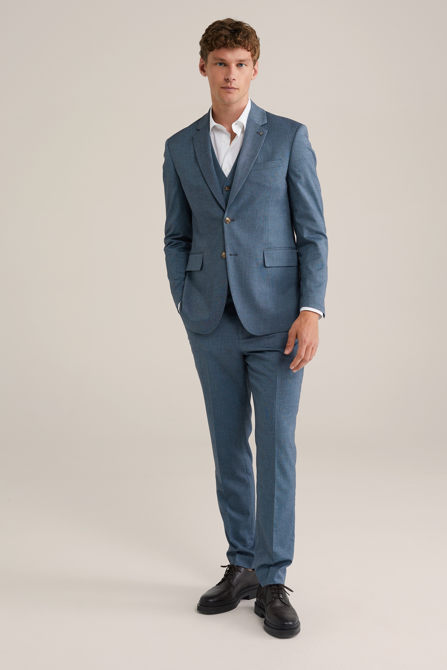 We Fashion Blazer Navy Blue Maat: 48 | Kostuumbroeken Outlet | Heren | Blauw