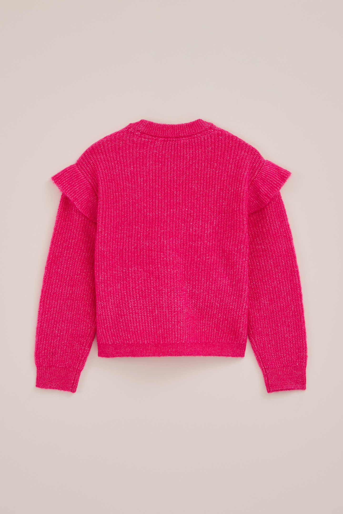 KNITTED PULLOVER BRIGHT PINK 4