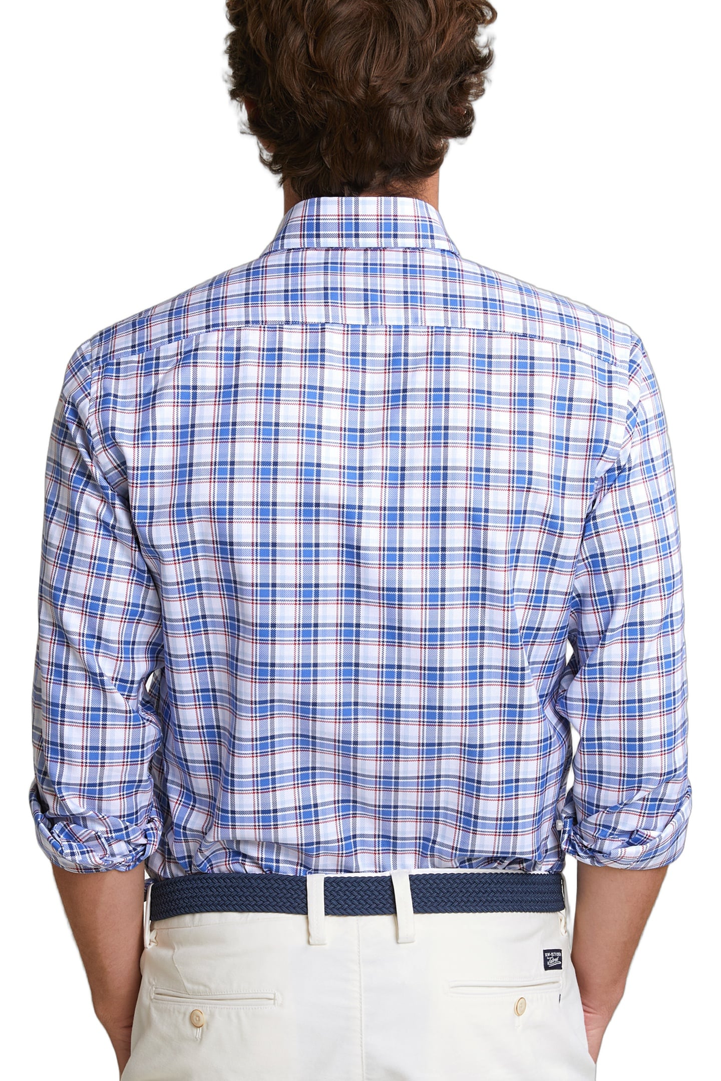 CUSTOM FIT CHECKED SHIRT MULTI 4