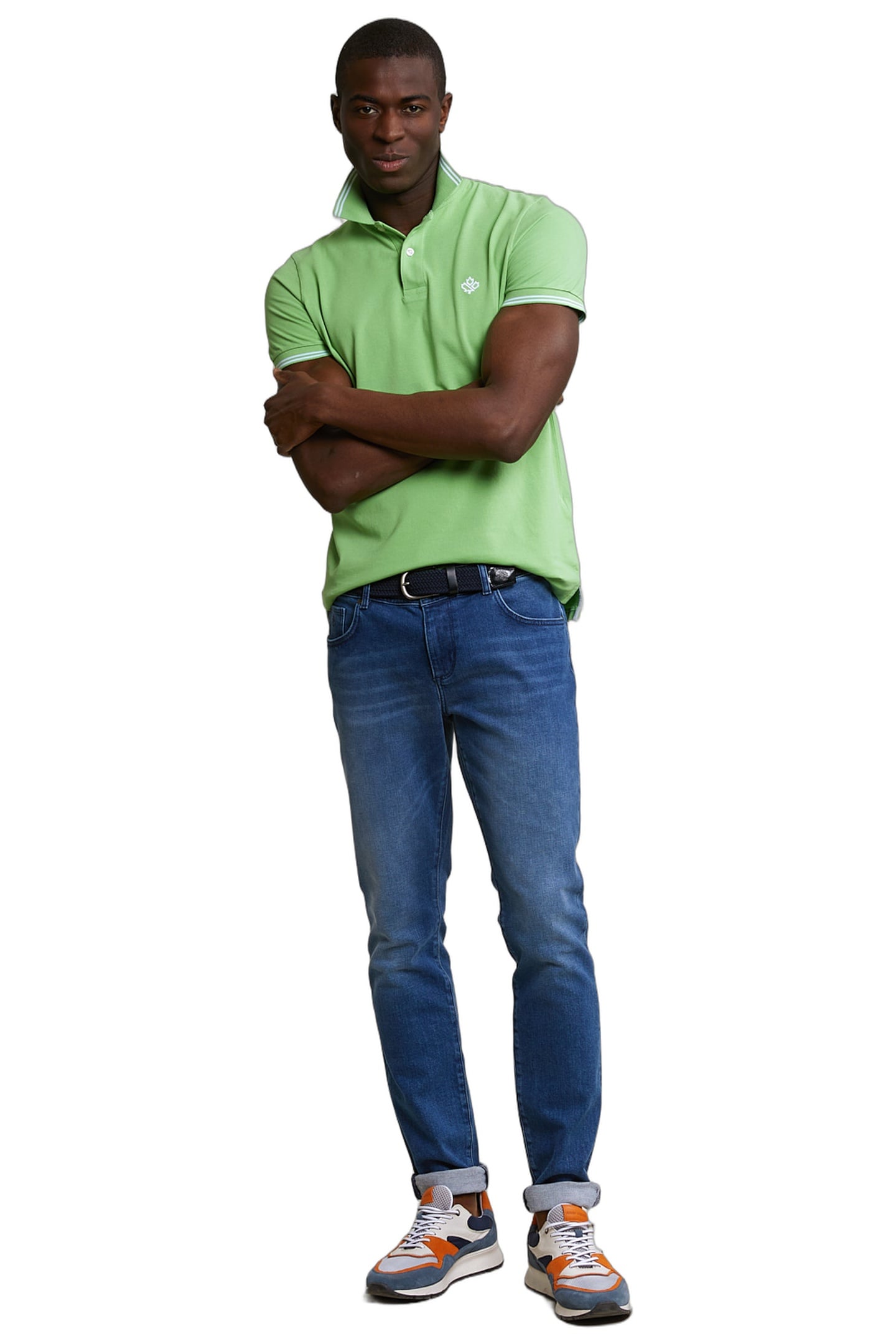 CUSTOM FIT COTTON POLO BREADFRUIT 3