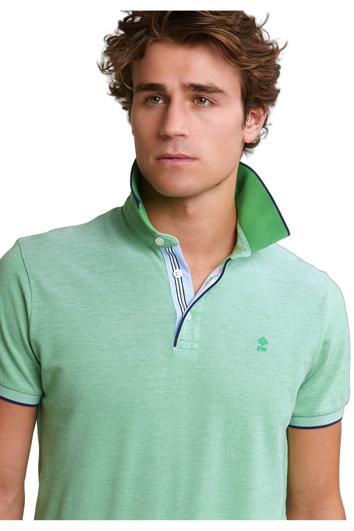 CUSTOM FIT COTTON STRETCH POLO BREADFRUIT 2