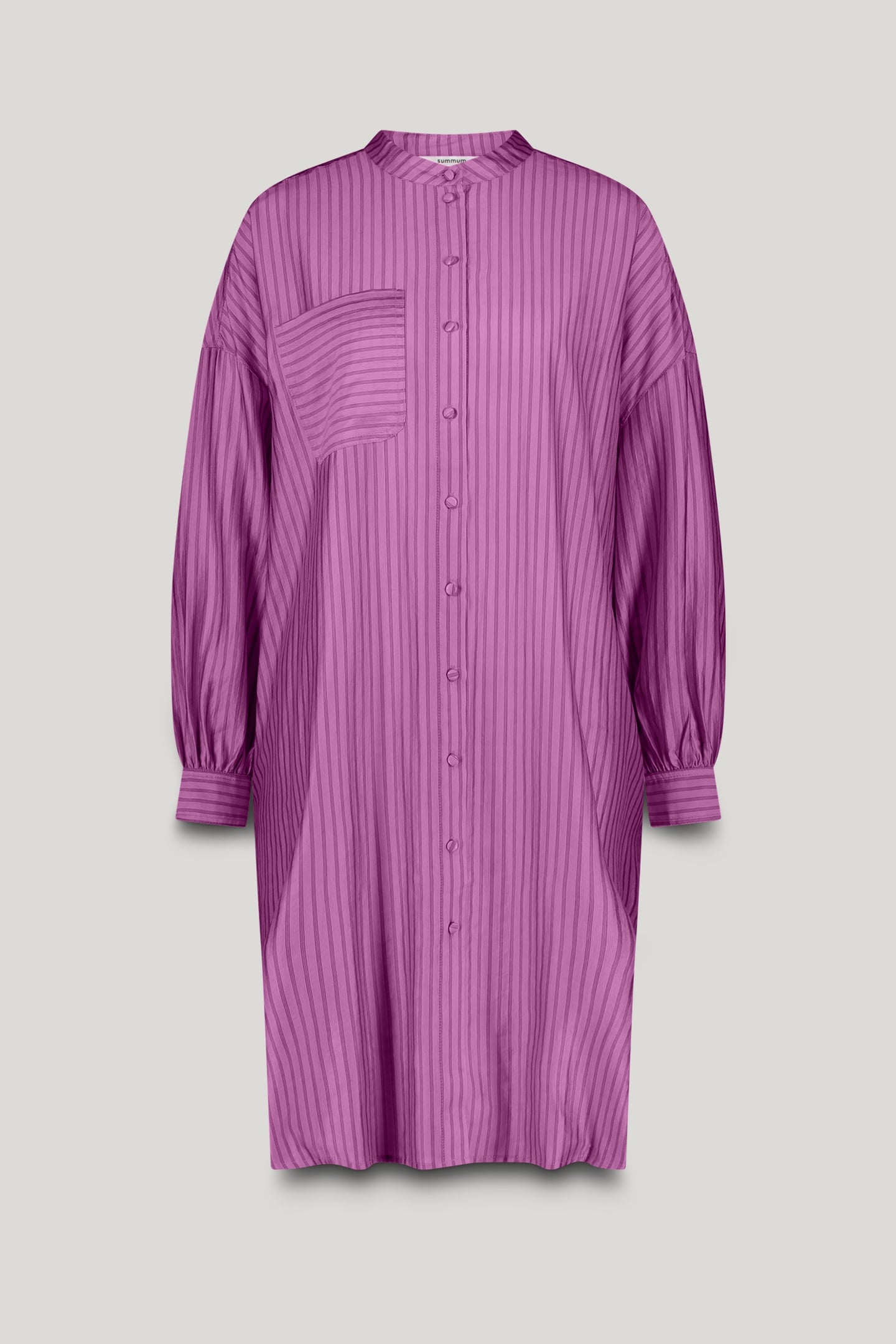 TUNIC DRESS PINSTRIPE CYCLAAM 2