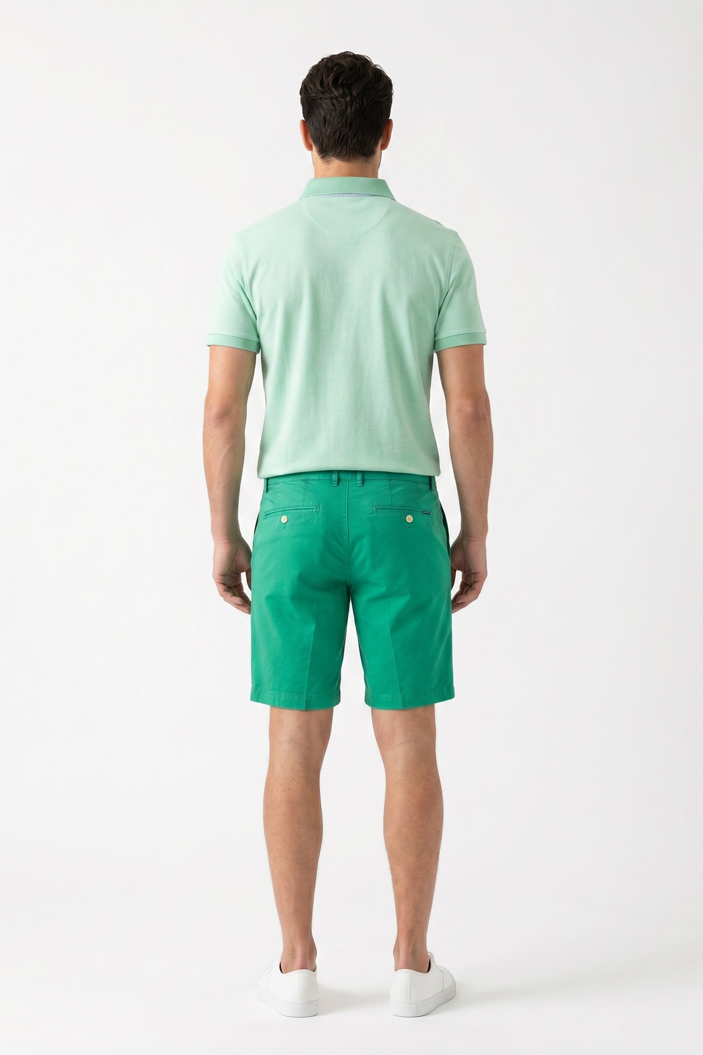 BASIC CHINO SHORT STRETCH GREEN 3
