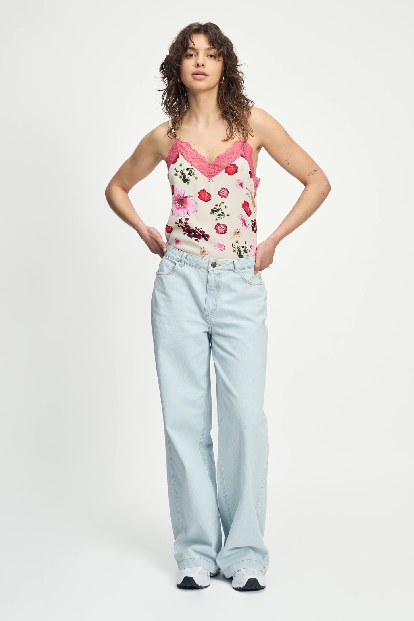 TOP - CAMI BOUQUET CREAM 2