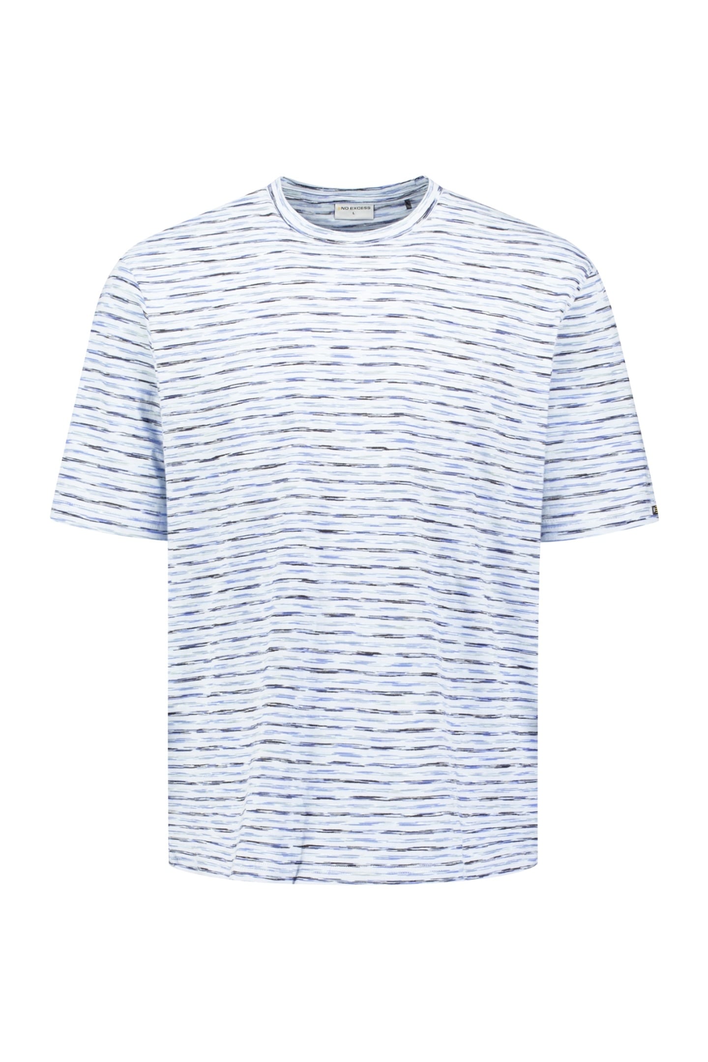 T-SHIRT CREWNECK SPACEDYED BLUE 1