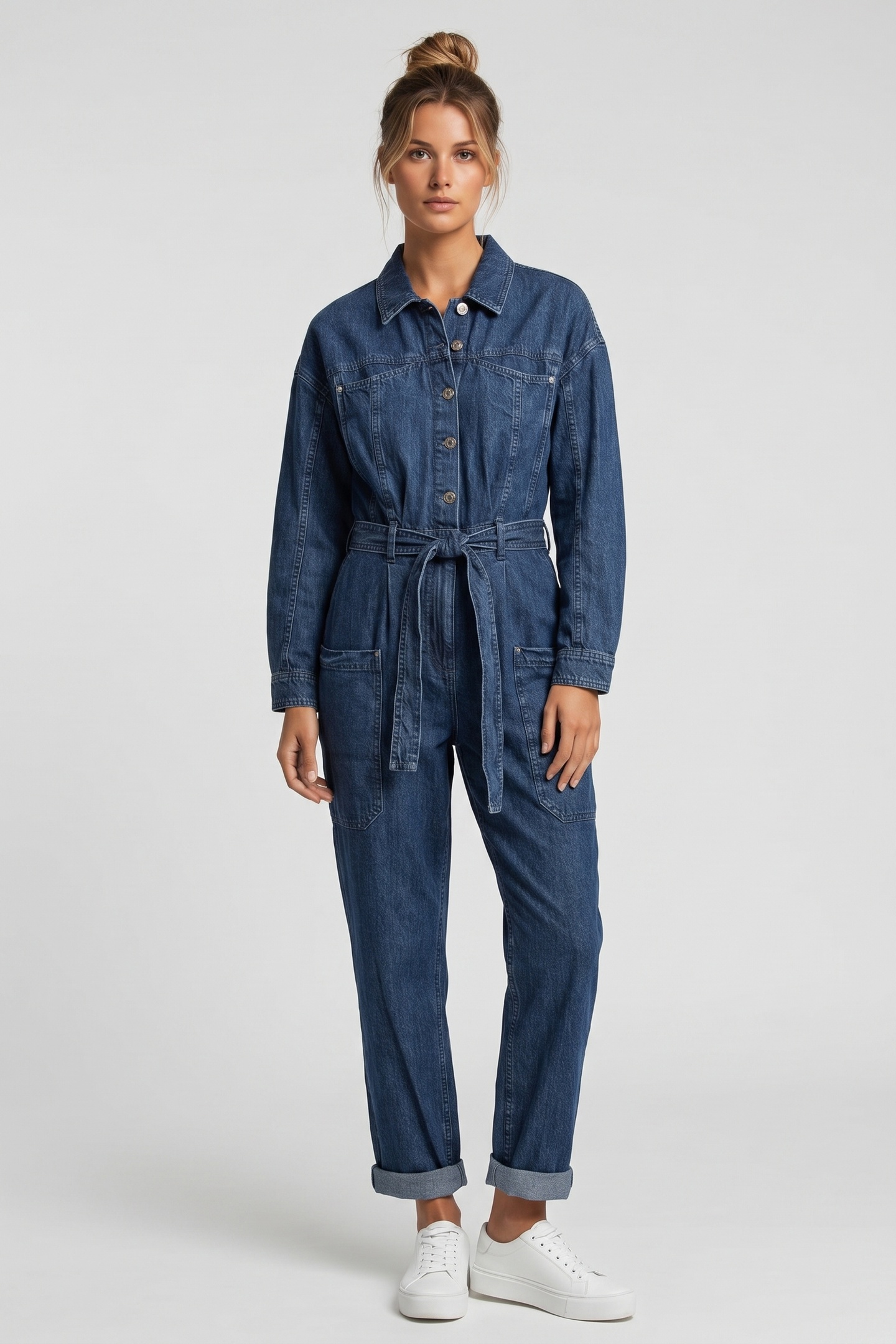 & Other Stories Enza Jumpsuit Blue Maat: 36 | Jumpsuits Outlet | Dames | Blauw