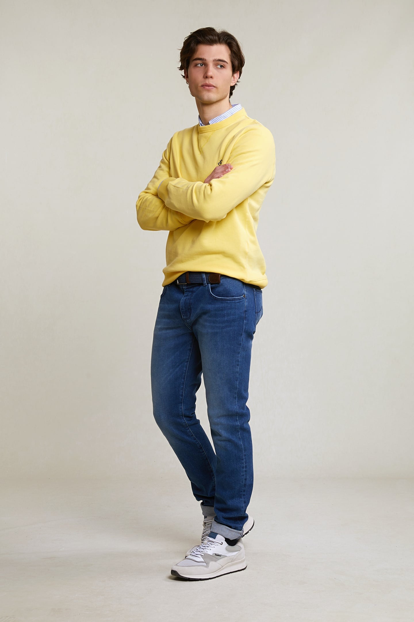 FCY CREW-NK SWT YELLOW 2