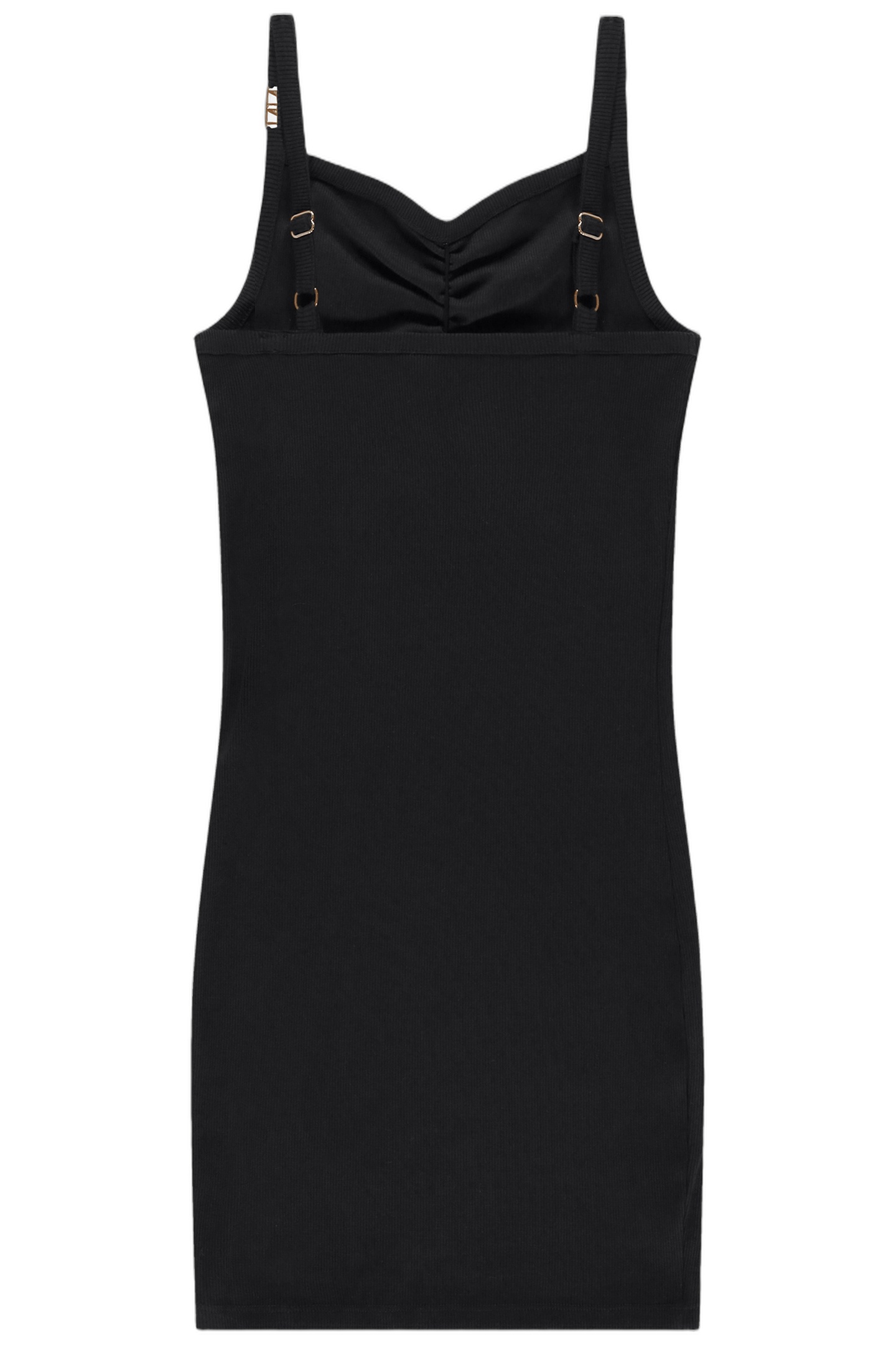LUUNA RIB DRESS BLACK 3
