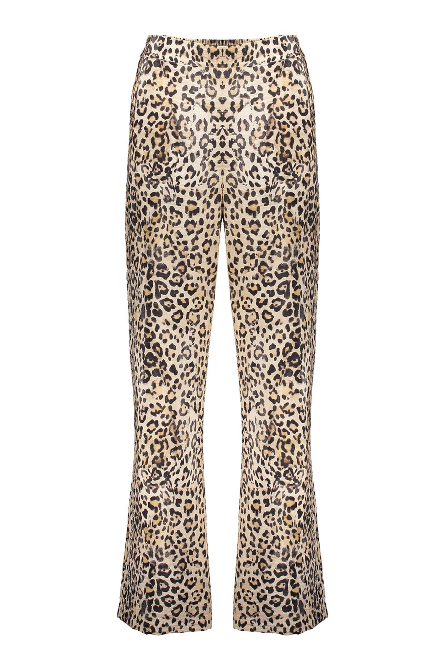Geisha Pants Sand/black Maat: S | Wijde Broeken Outlet | Dames | Beige