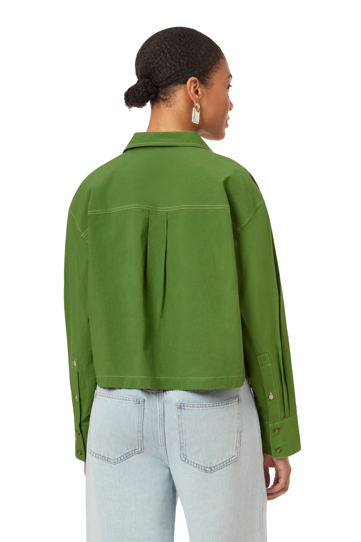 NOTCH LAPEL SHIRT GARDEN GREEN 3